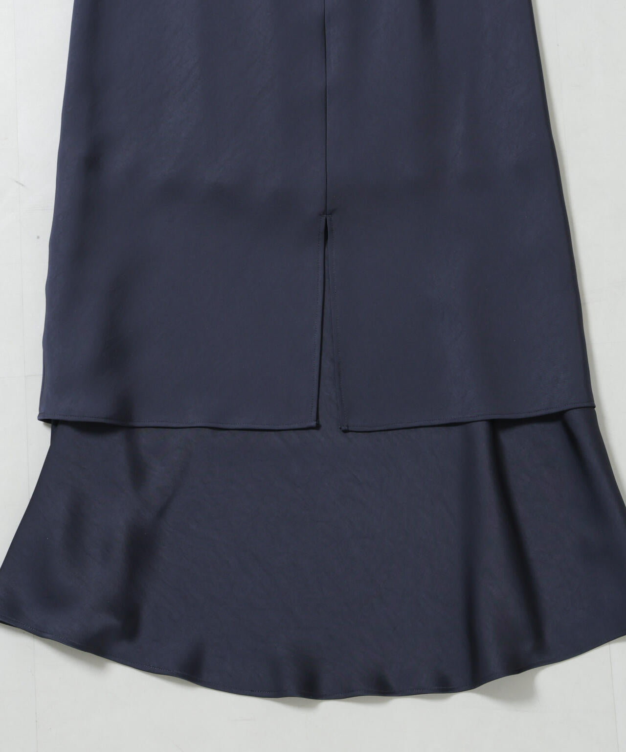 ダブルサテンレイヤードデザインスカート 6696130306