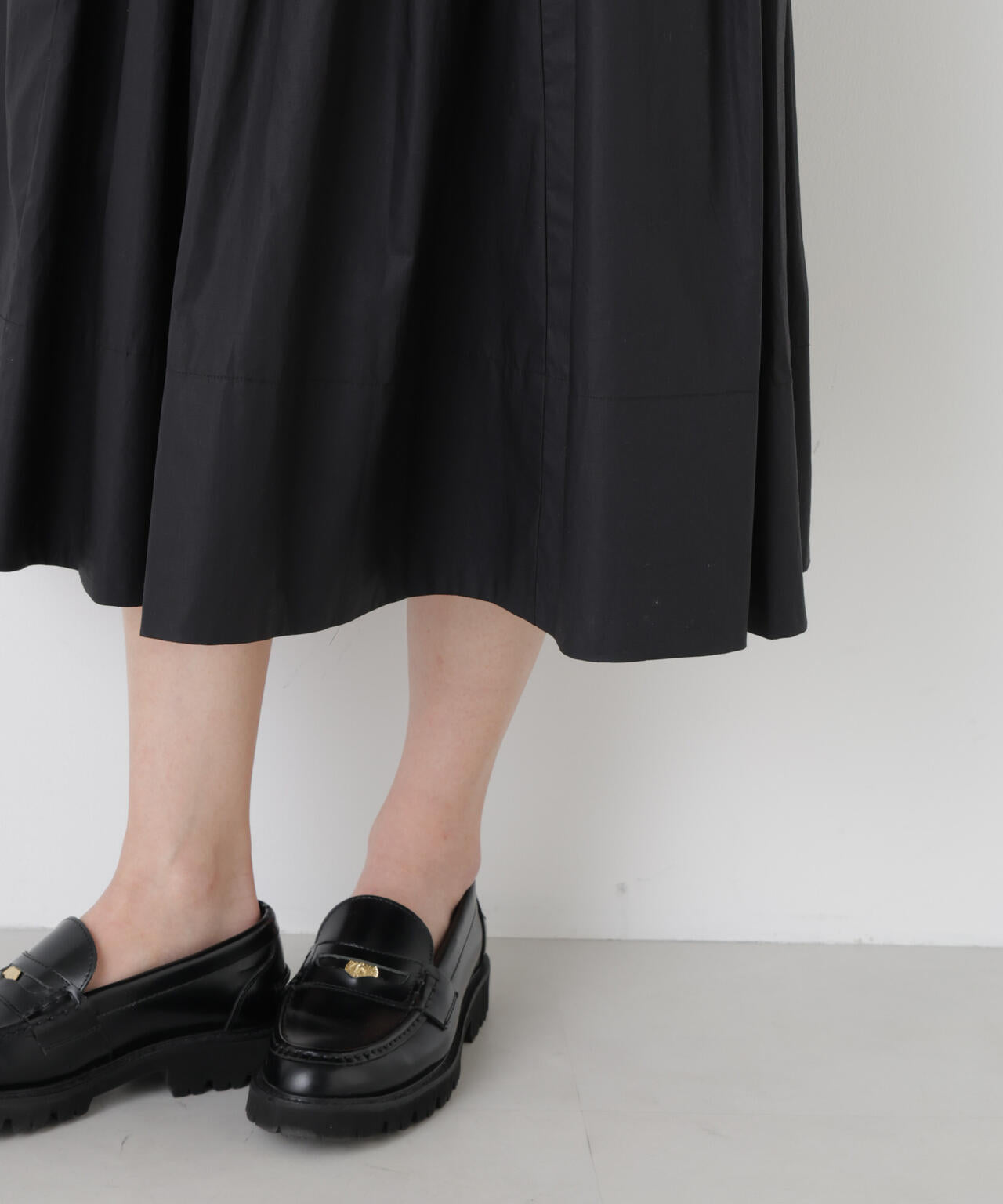 ローギャザーミディスカート 6696130307