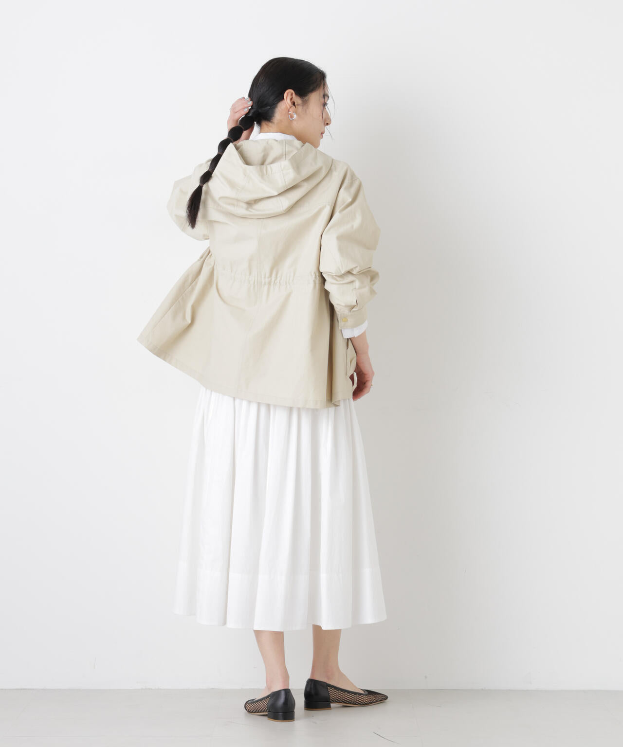 ローギャザーミディスカート 6696130307