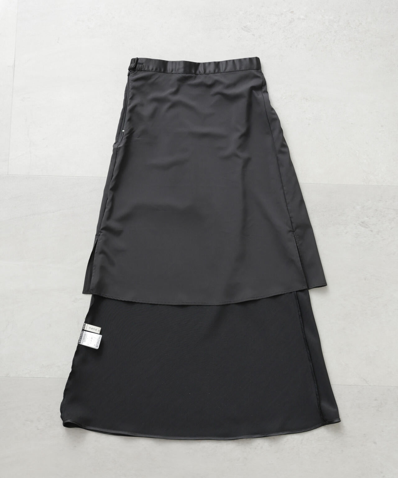 サテンナロースカート 6696130313