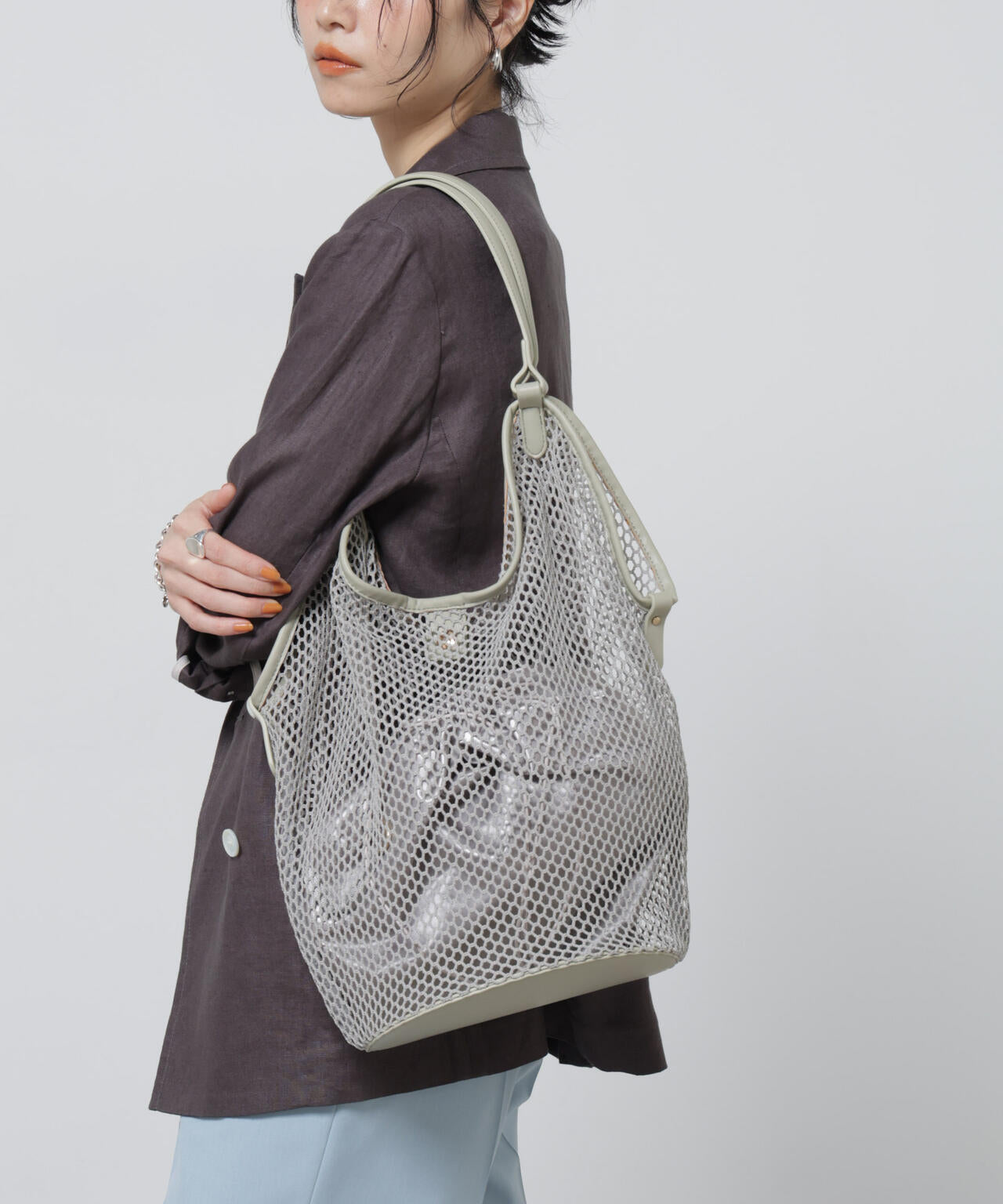 メッシュトートバッグ