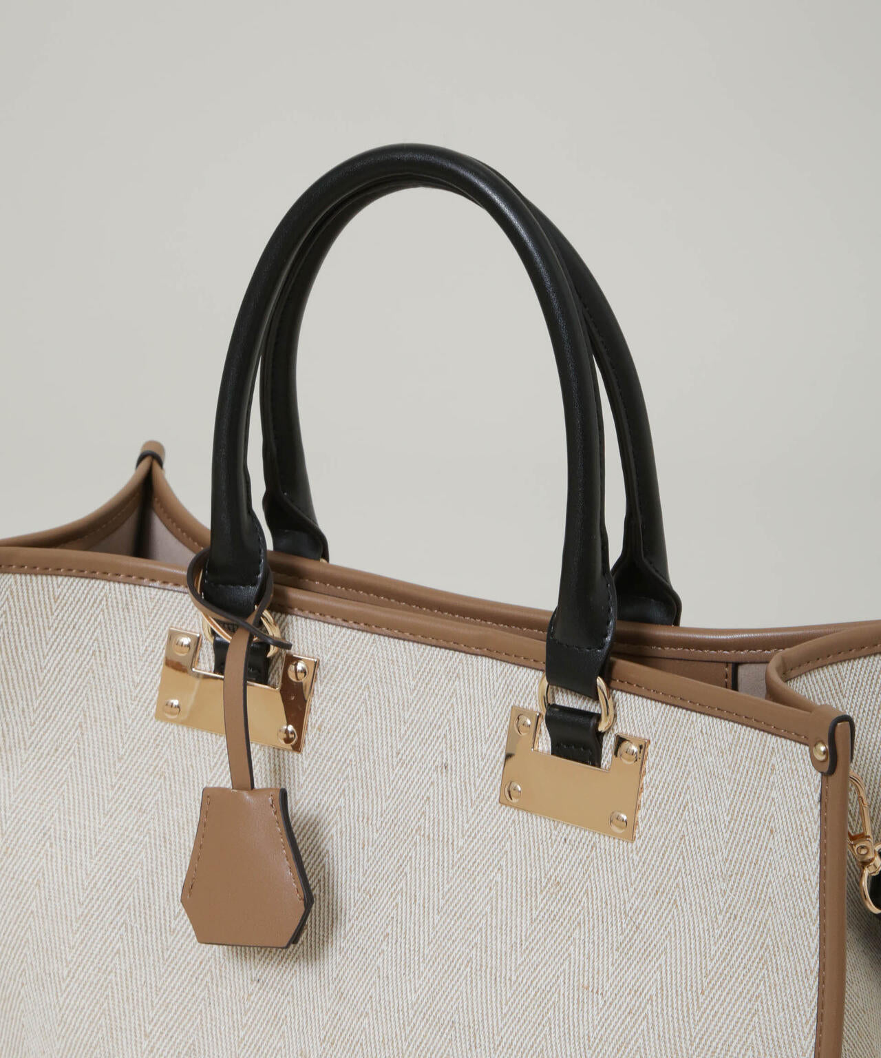 バイカラーキャンバスバッグ 6696132304