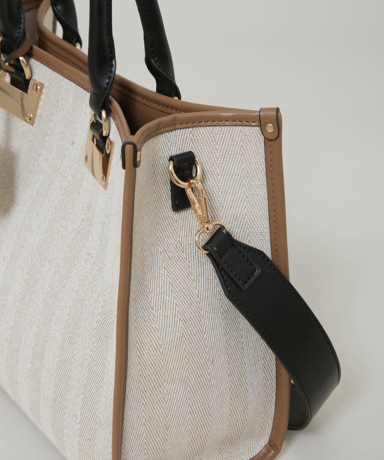 バイカラーキャンバスバッグ 6696132304