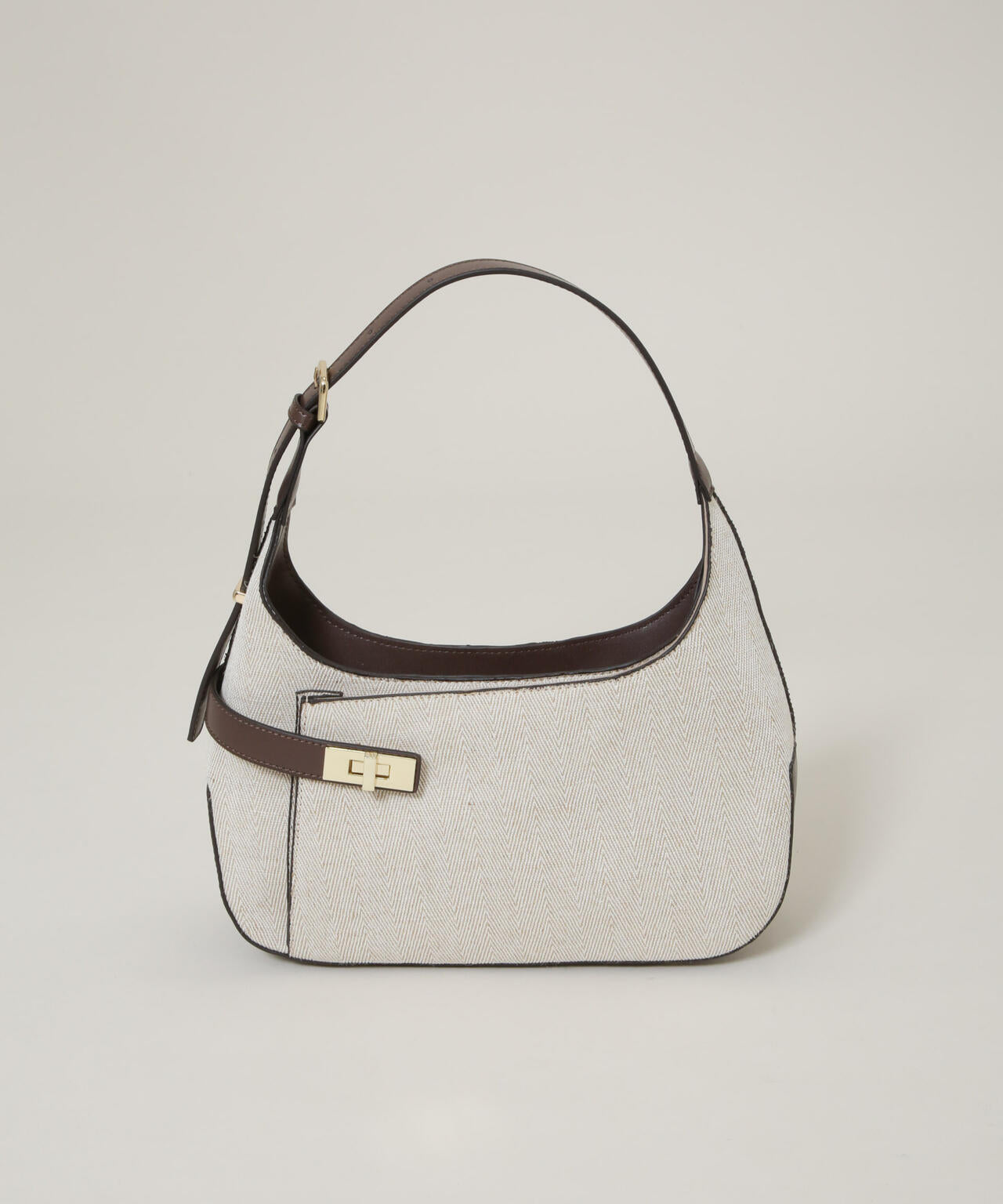 ターンロックベルトキャンバスワンハンドルバッグ 6696132309