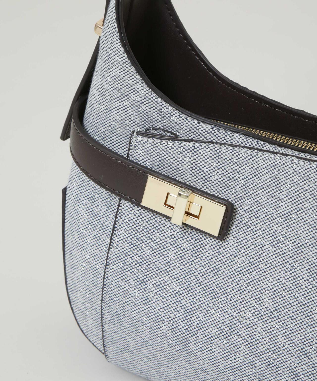 ターンロックベルトキャンバスワンハンドルバッグ 6696132309