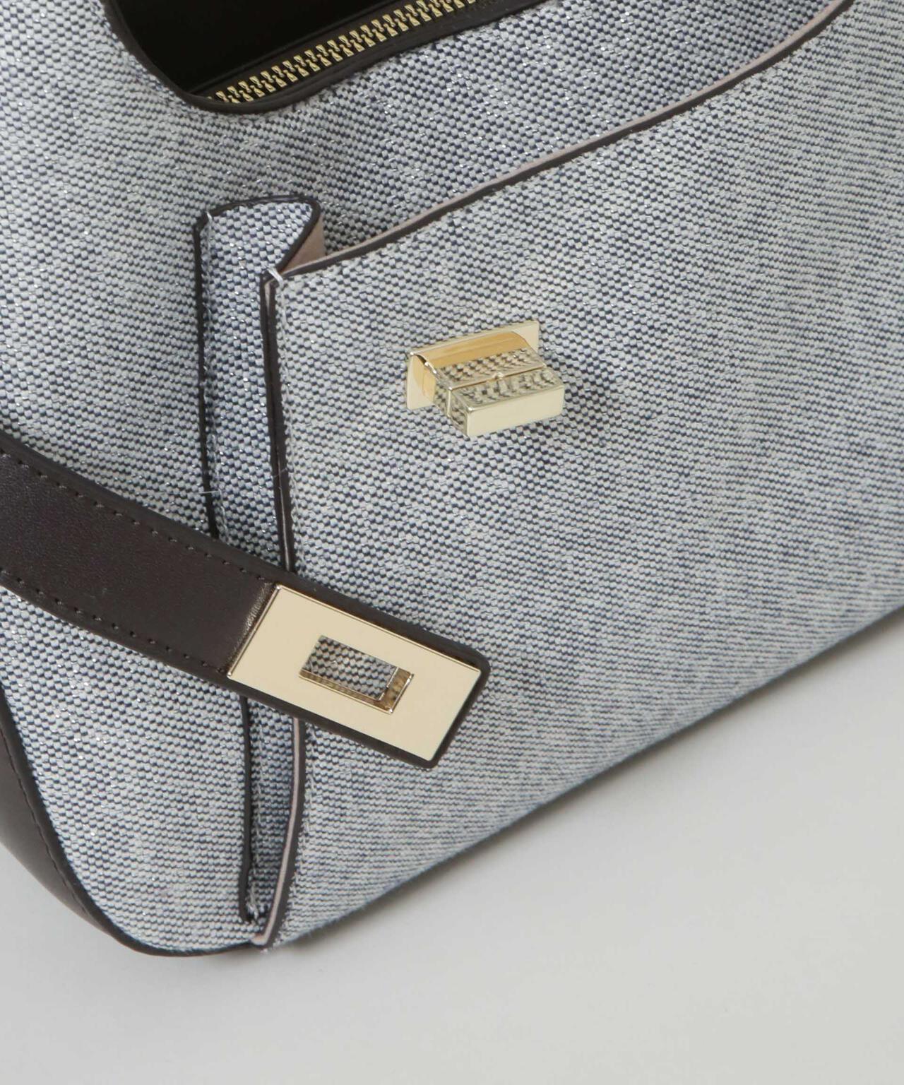 ターンロックベルトキャンバスワンハンドルバッグ 6696132309