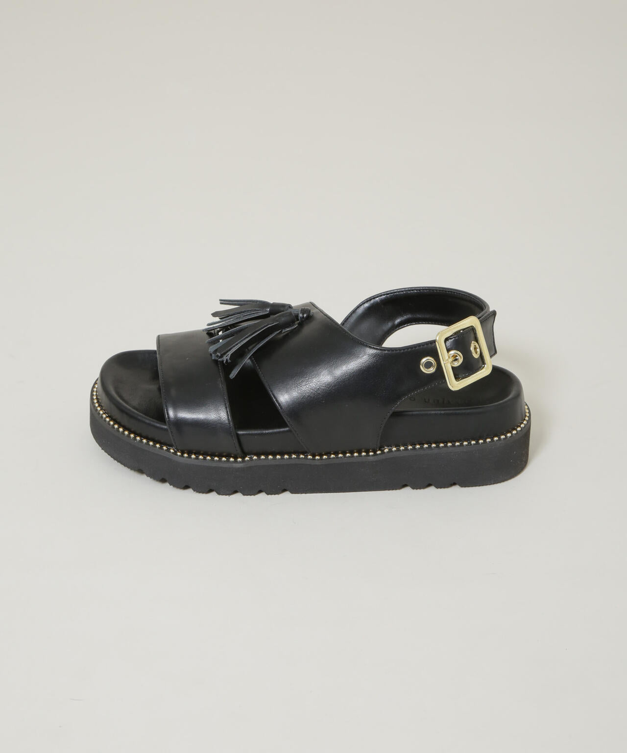 プラットフォームタッセルサンダル 6696133303