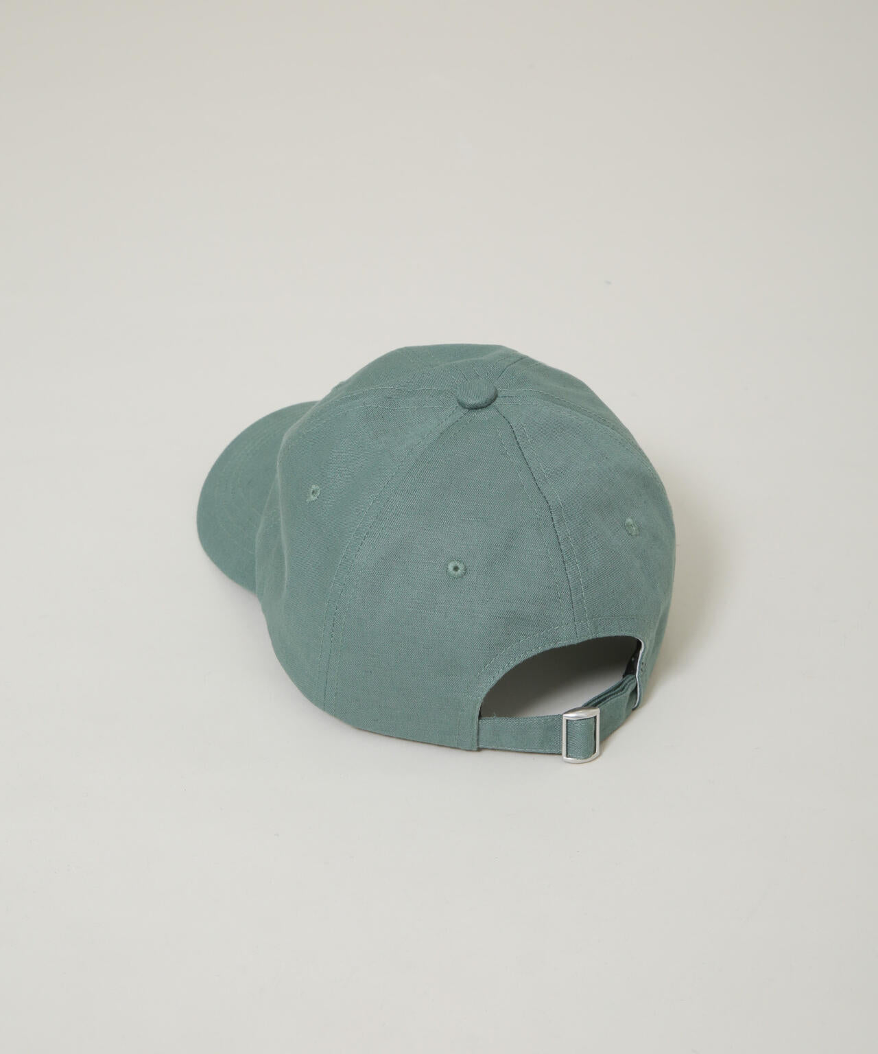 刺繍入りリネン混キャップ 6696139300