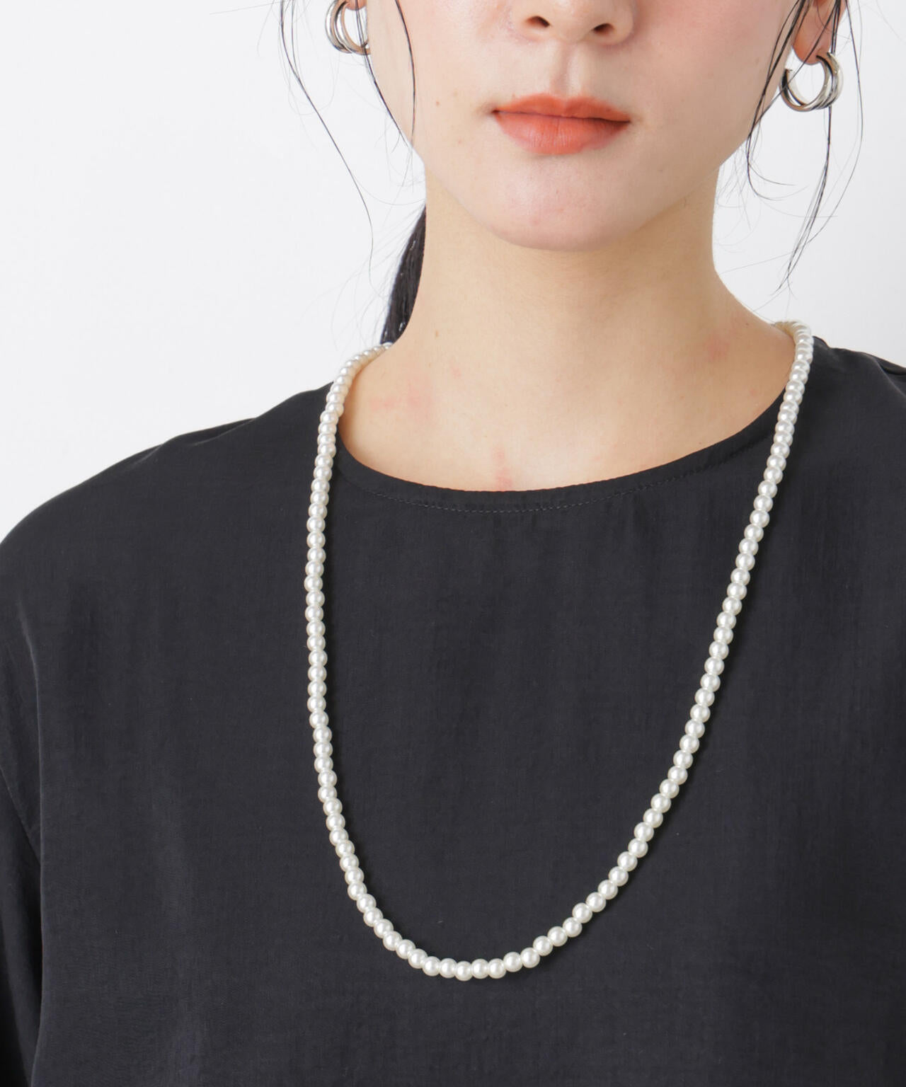 フェイクパールマルチウェイ3連ネックレス 6696146302