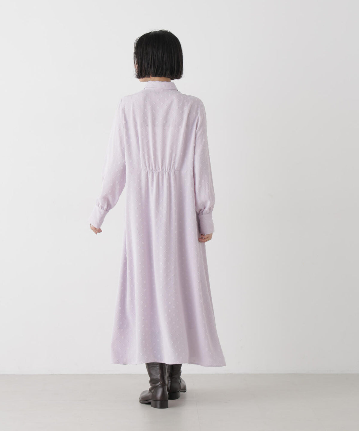 カットジャガードドットワンピース 6696219320