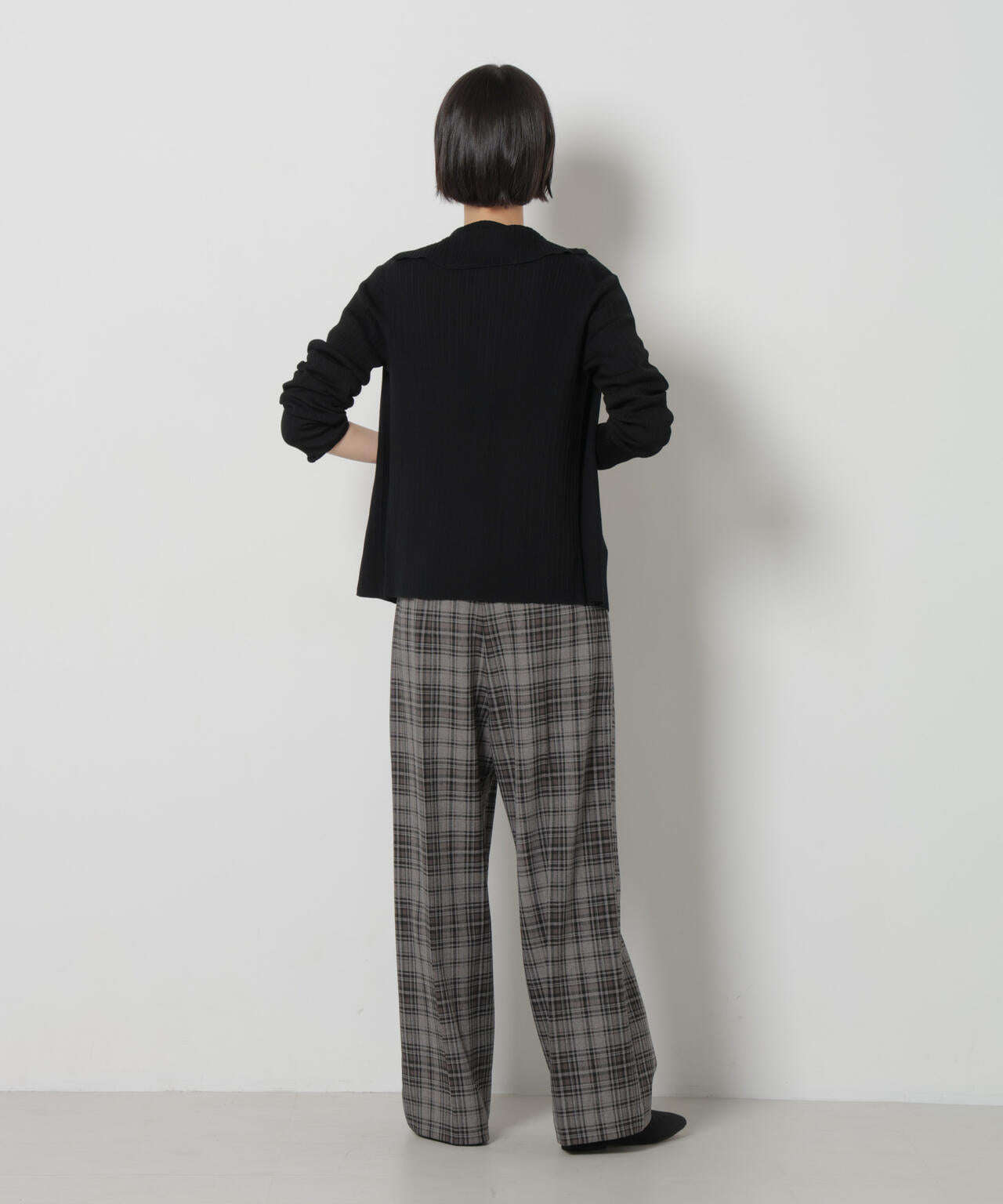 毛玉レスニット 3wayリブタートルトップス 6696222304
