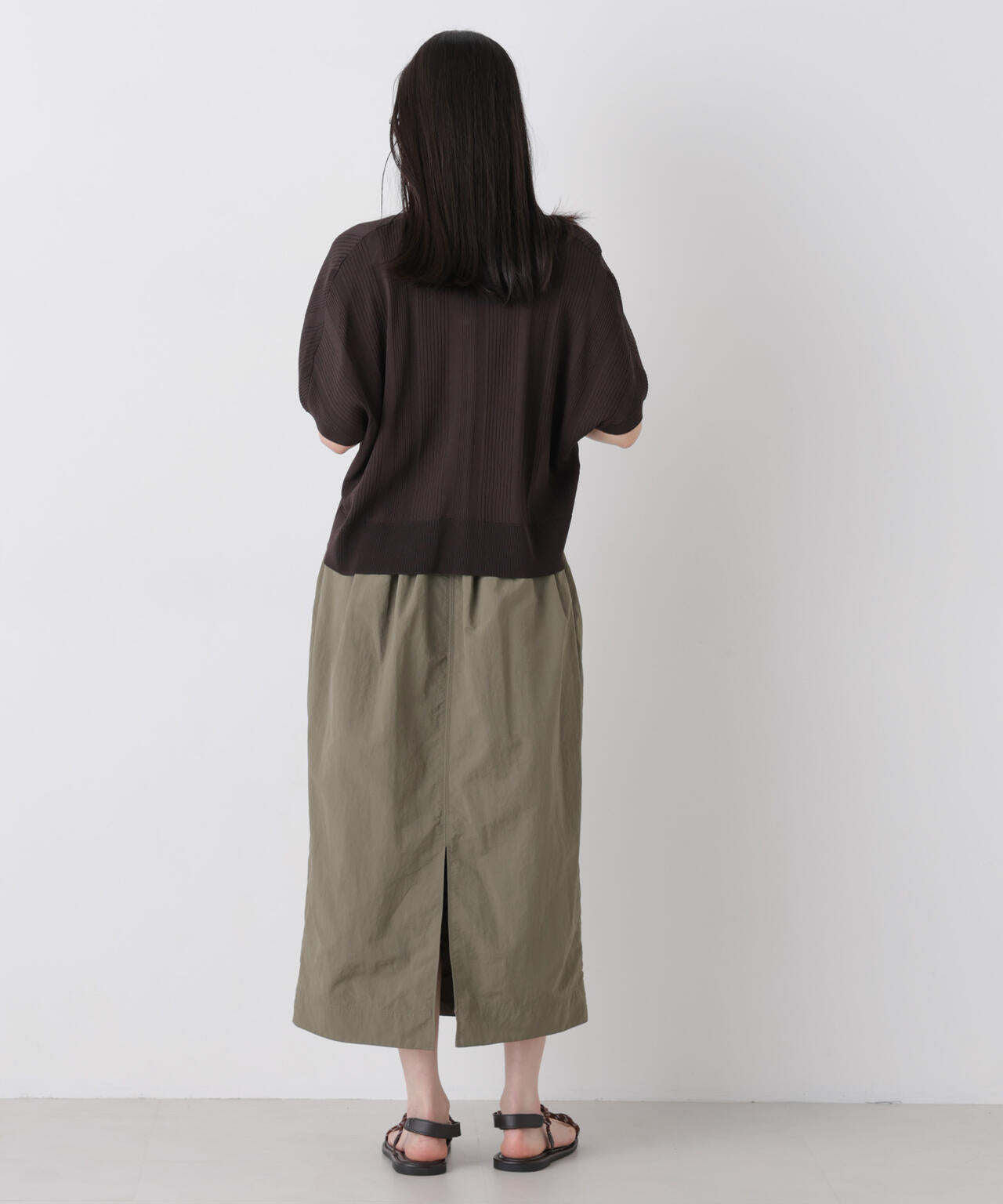 SUMMER VEIL KNIT ジップカーディガン 6696222311
