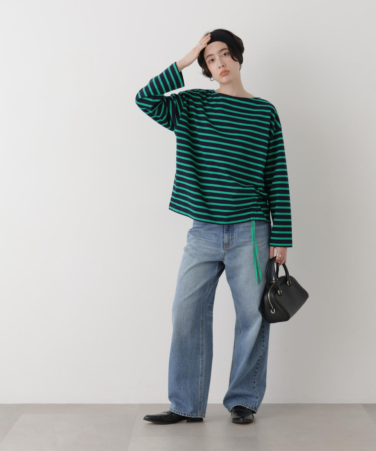 ボーダー2wayカットトップス 6696223303