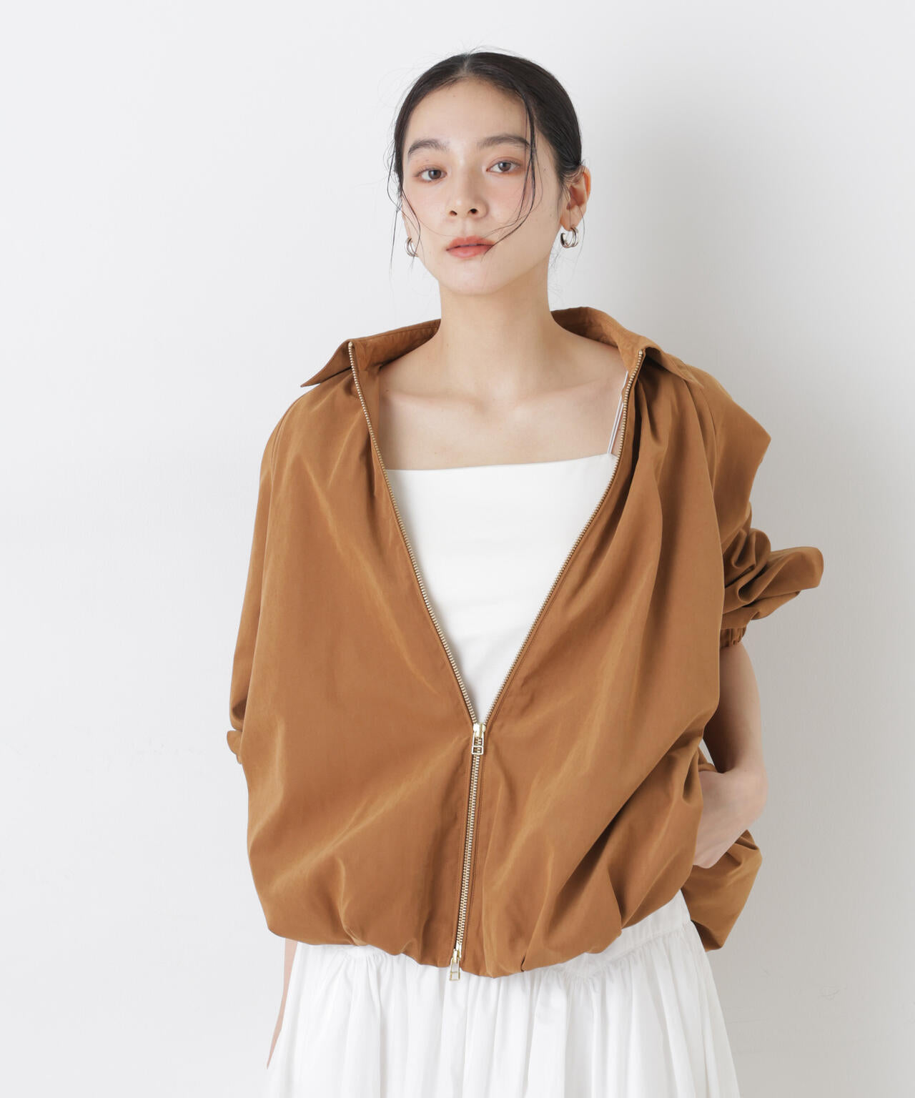 ストレッチポンチカップ付きベアトップキャミソール 6696224301