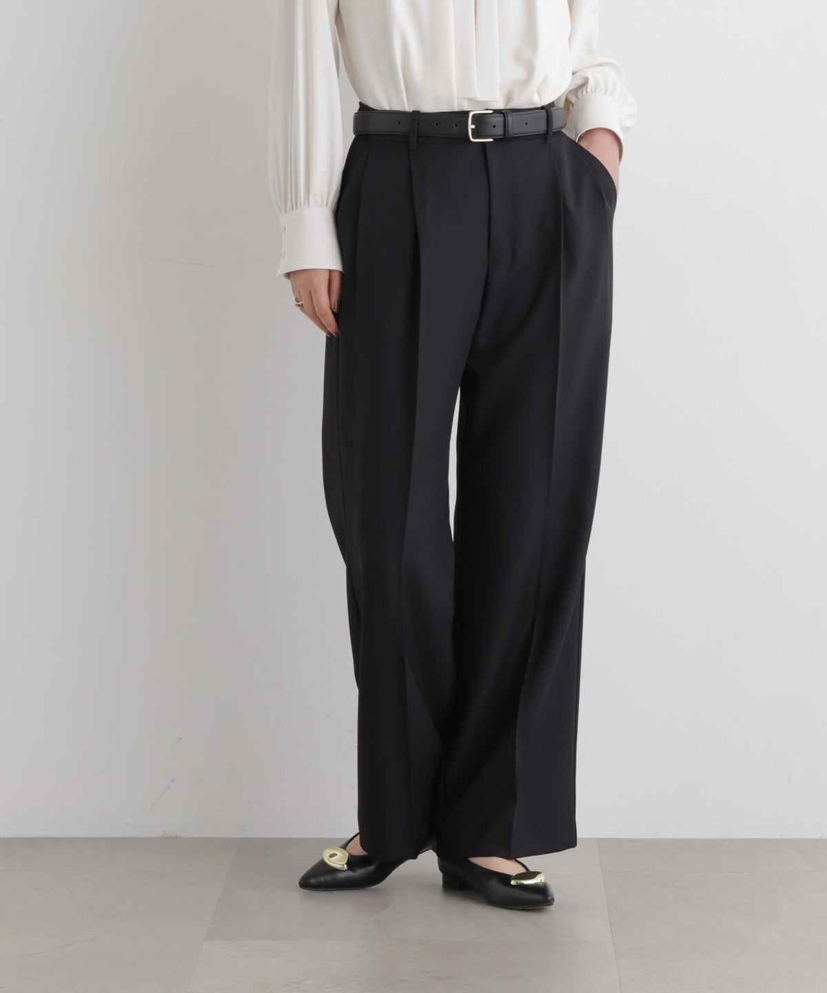 【GRACETEC】パウダーツイルタックワイドパンツ(セットアップ可) 6696227306