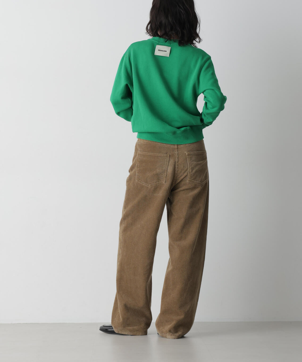 「STEVELOUR」太コールストレートパンツ 6696227311