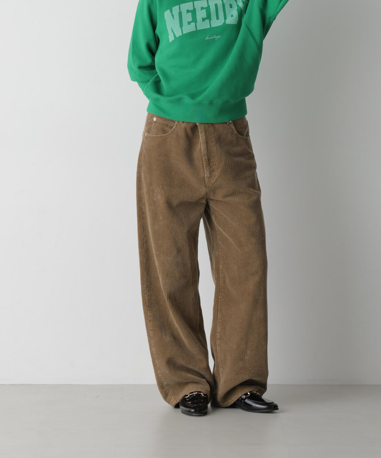「STEVELOUR」太コールストレートパンツ 6696227311