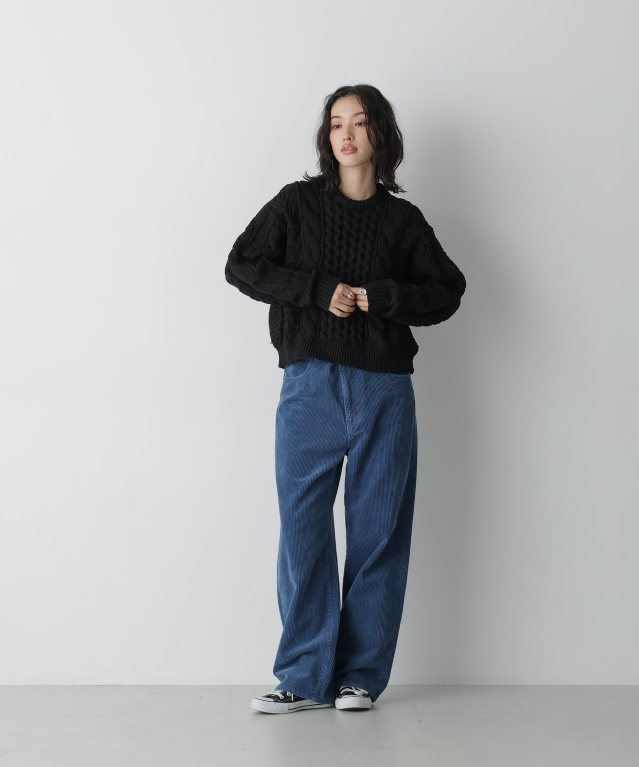 「STEVELOUR」太コールストレートパンツ 6696227311