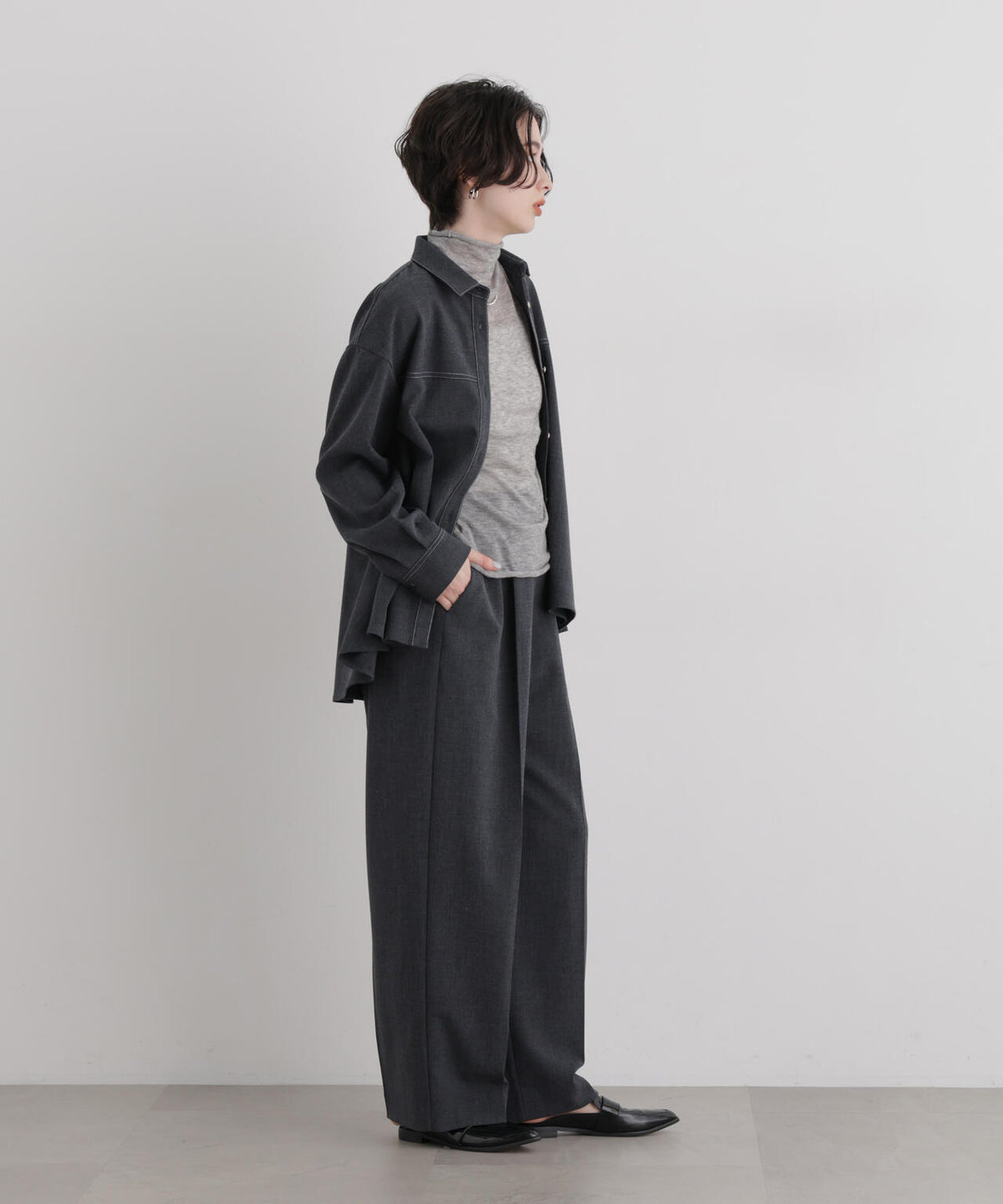 ウーリッシュカルゼワイドパンツ(セットアップ可) 6696227314