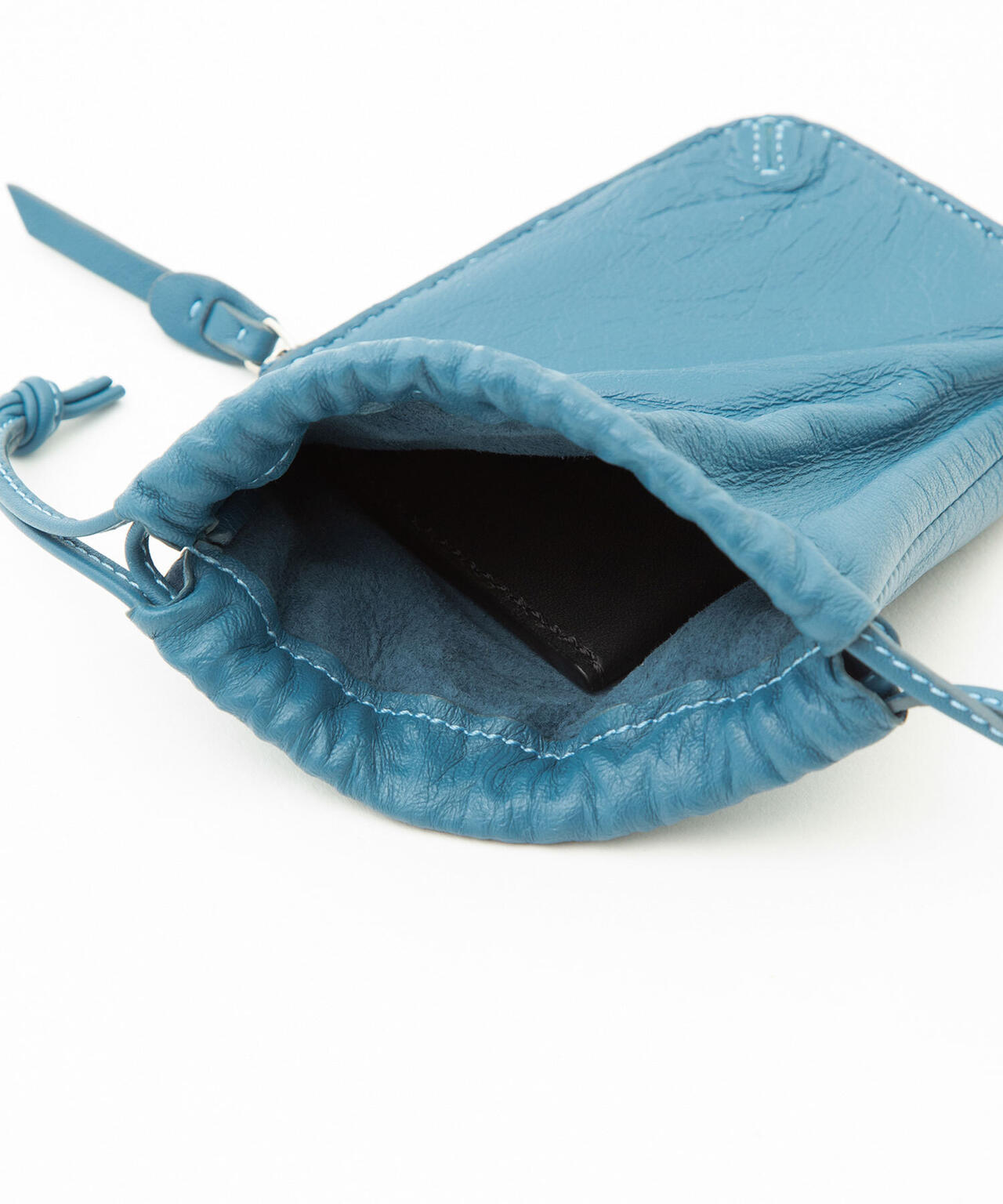 ED ROBERT JUDSON/drawstring L-zip purse 6703132104