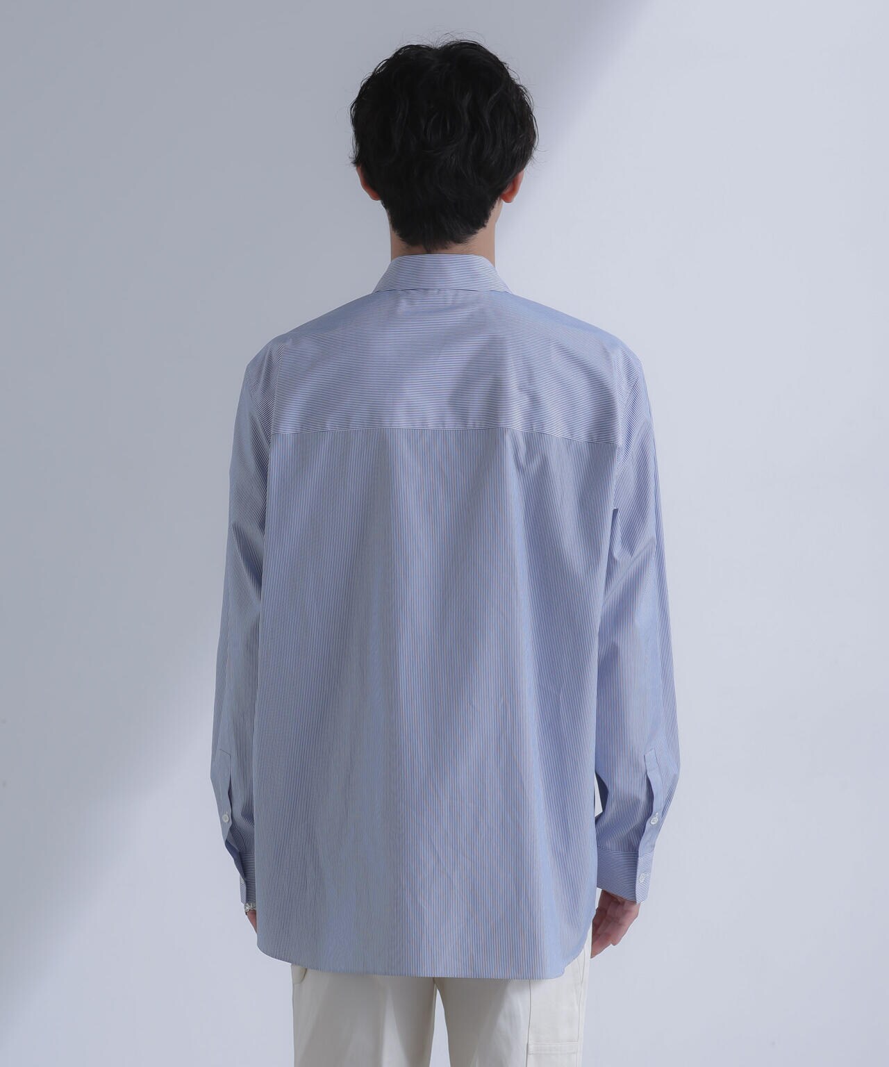 ATON/GIZA STRIPE STANDARD SHIRT 6704120091