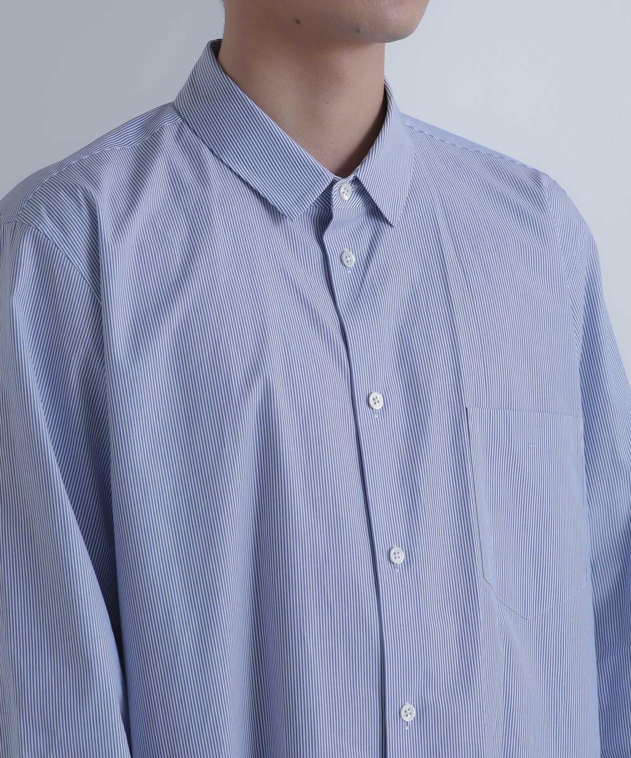 ATON/GIZA STRIPE STANDARD SHIRT 6704120091
