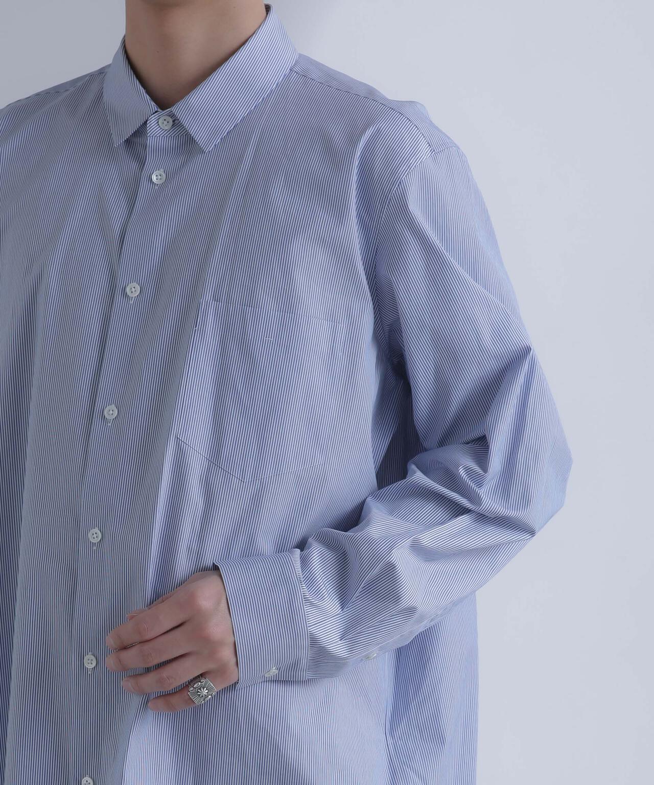 ATON/GIZA STRIPE STANDARD SHIRT 6704120091