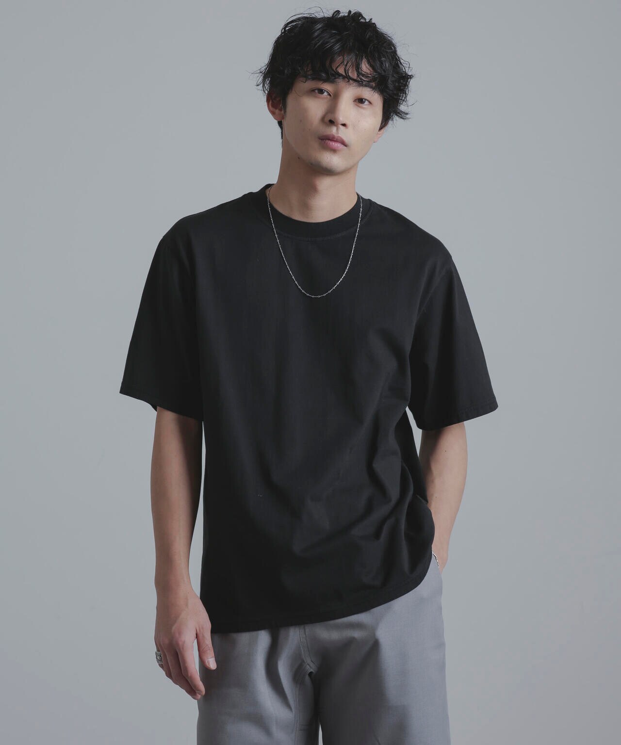 Yonetomi/別注 Yonetomi NEW BASIC T-SHIRT 6704124049