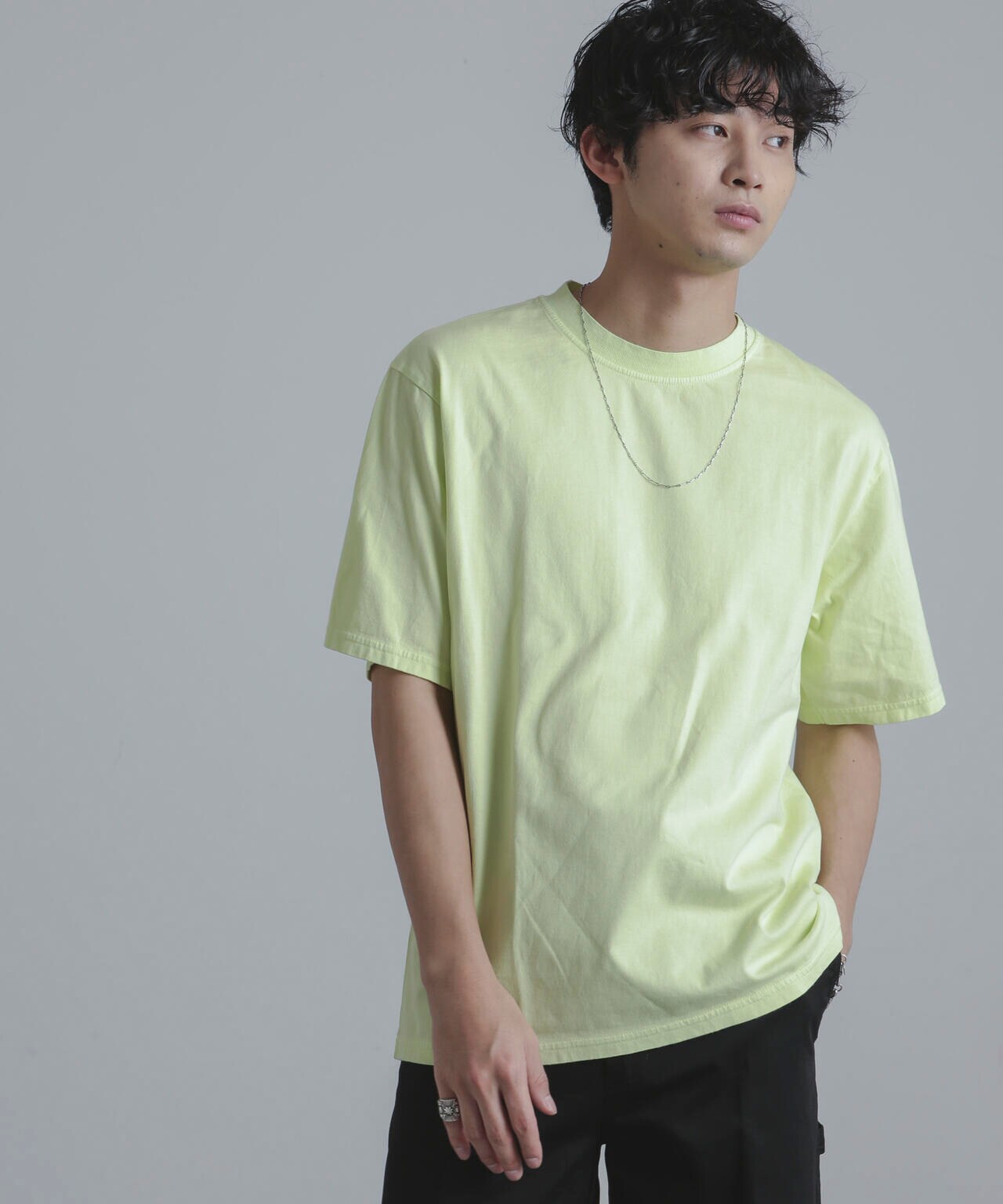 Yonetomi/別注 Yonetomi NEW BASIC T-SHIRT 6704124049