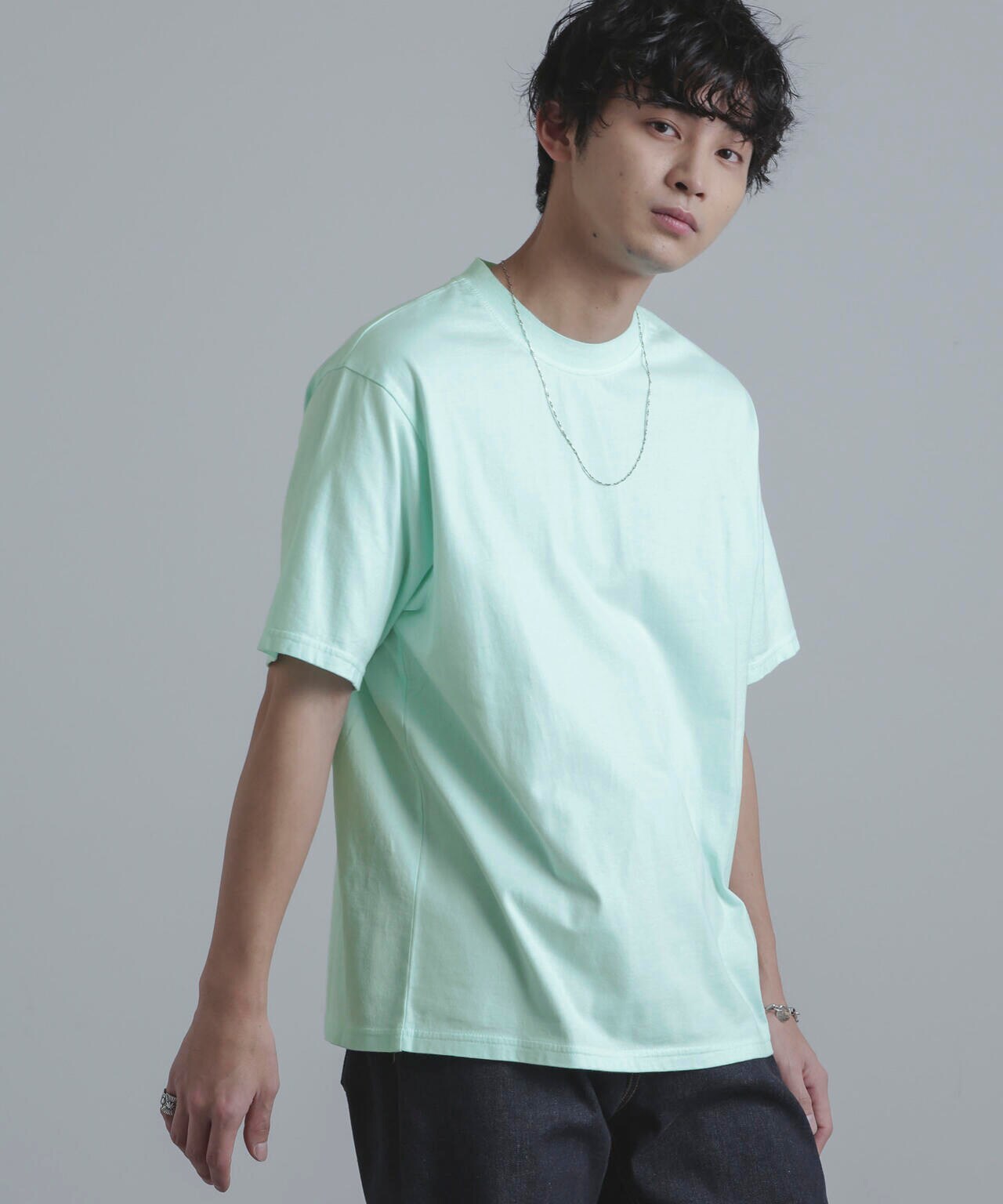 Yonetomi/別注 Yonetomi NEW BASIC T-SHIRT 6704124049