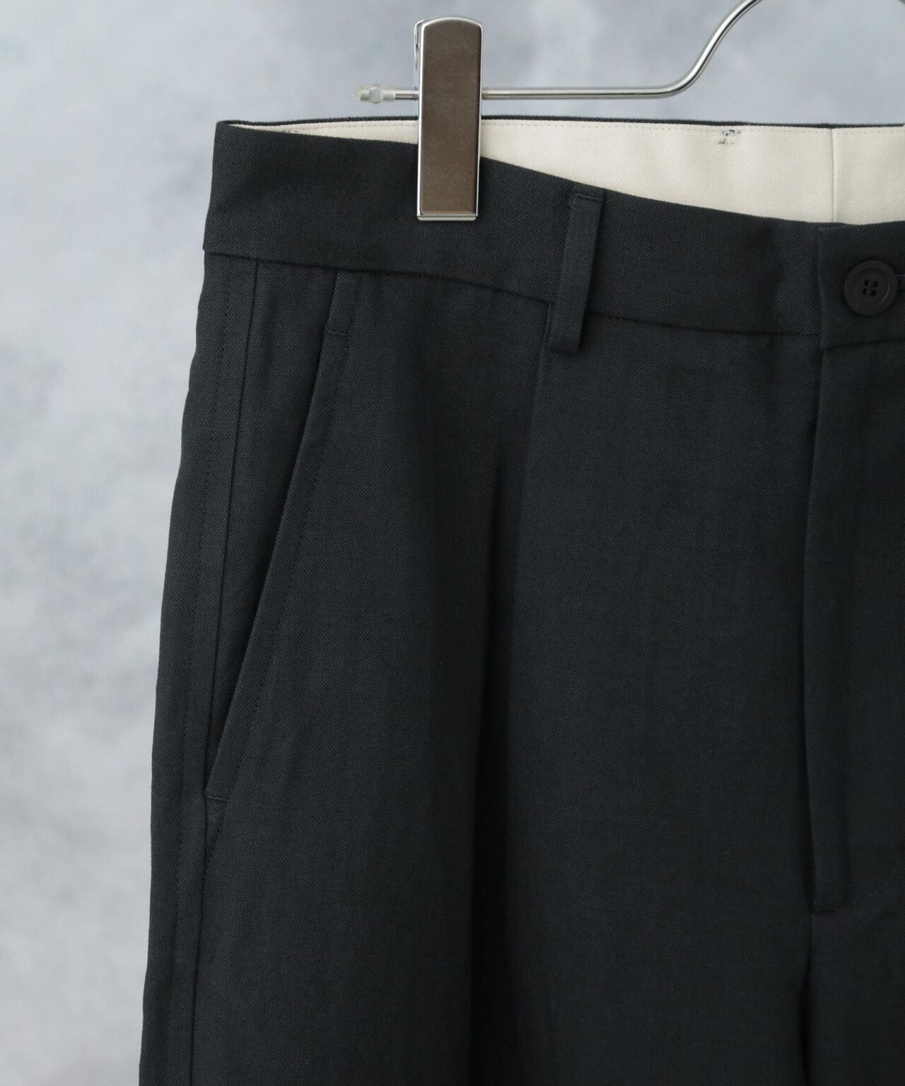 ESLOW/ONE TUCK PANTS w/STITCH 6704127074