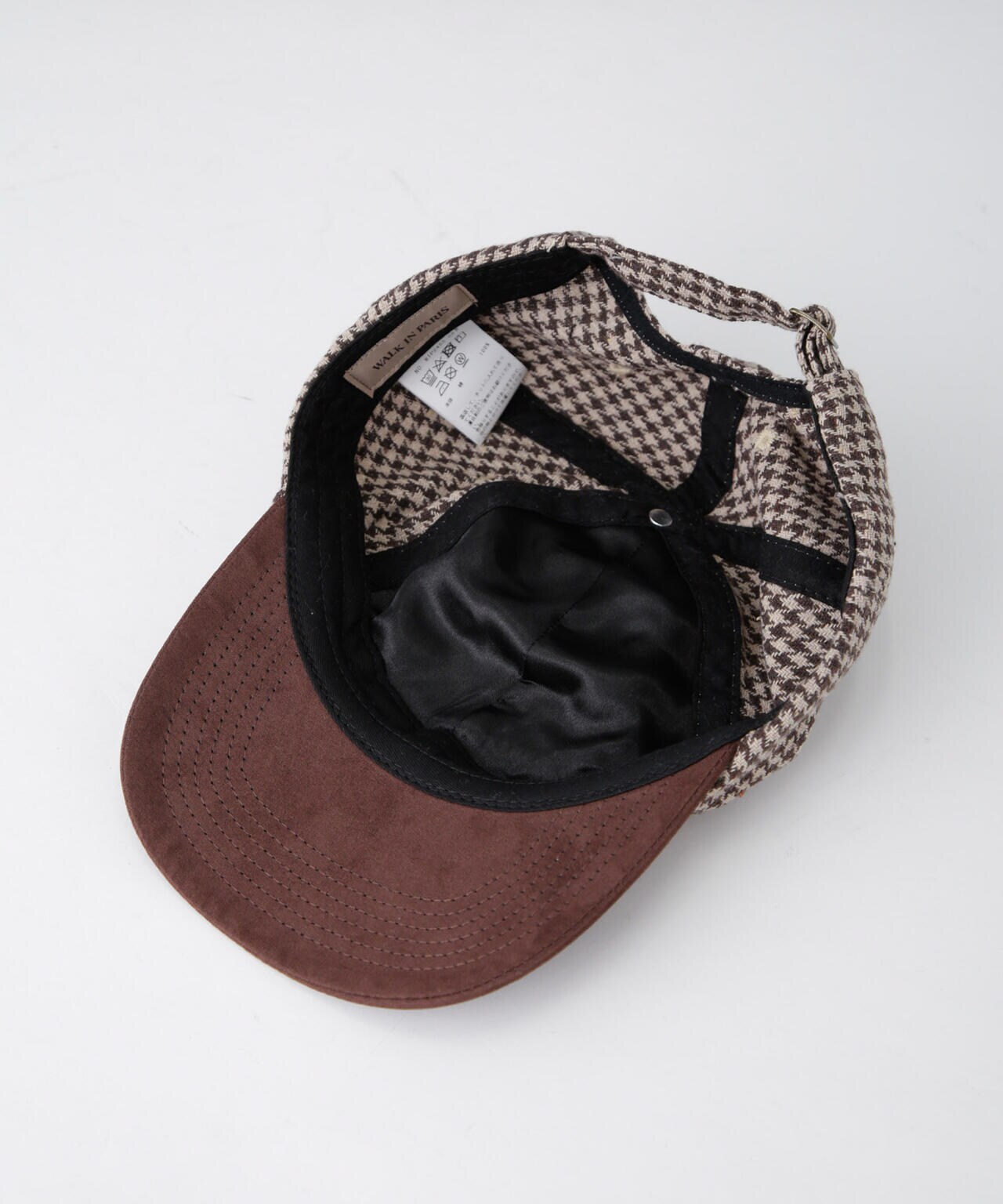 WALK IN PARIS/La casquette pied de poule 6704139080