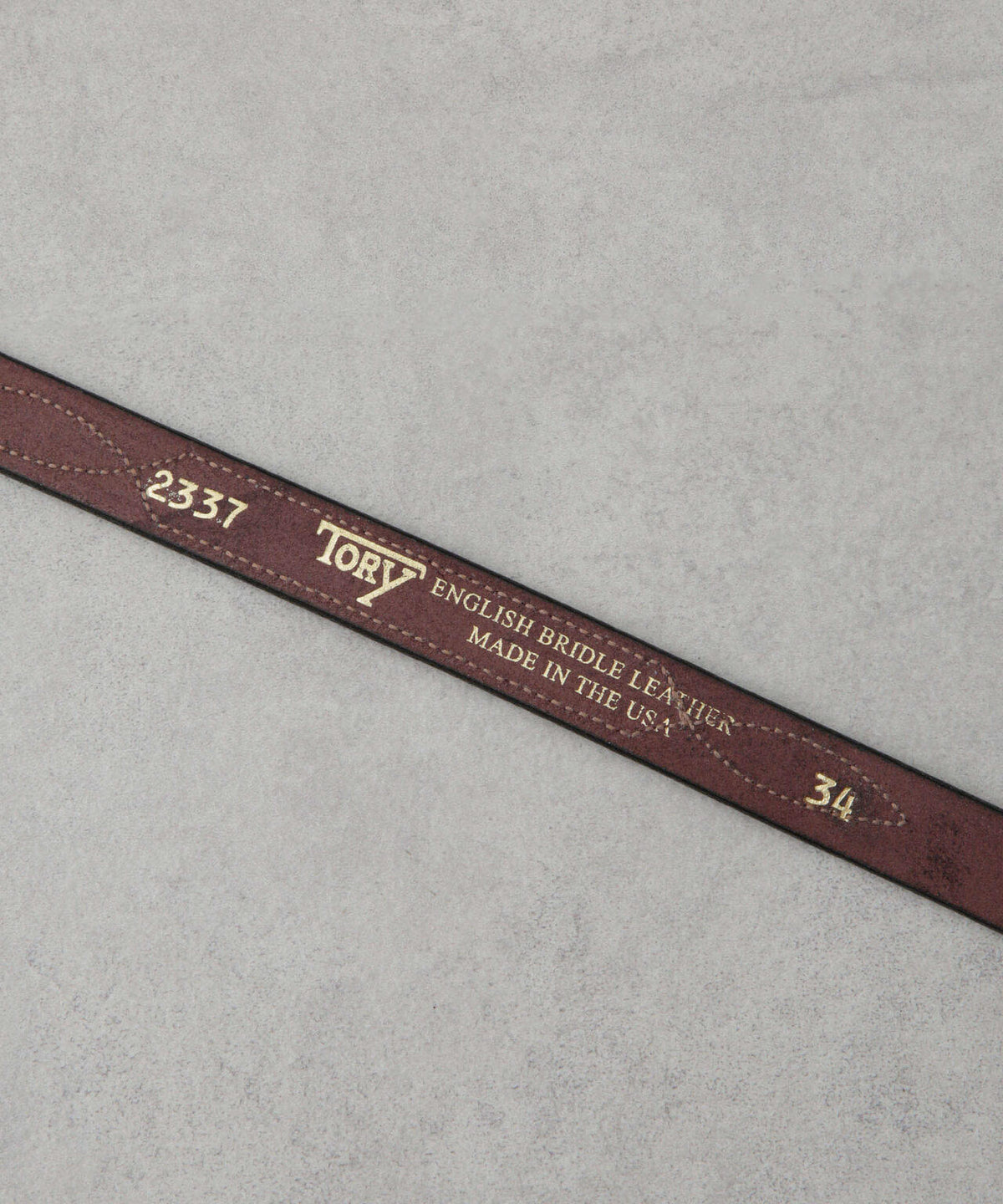 TORY LEATHER/3/4 Repeated Stitch Belt 6705150011