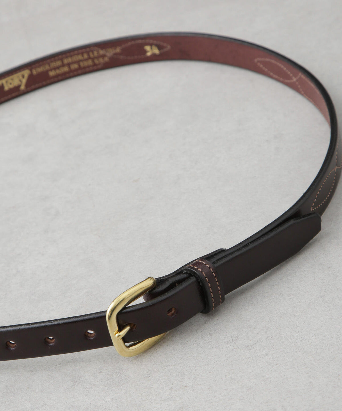 TORY LEATHER/3/4 Repeated Stitch Belt 6705150011