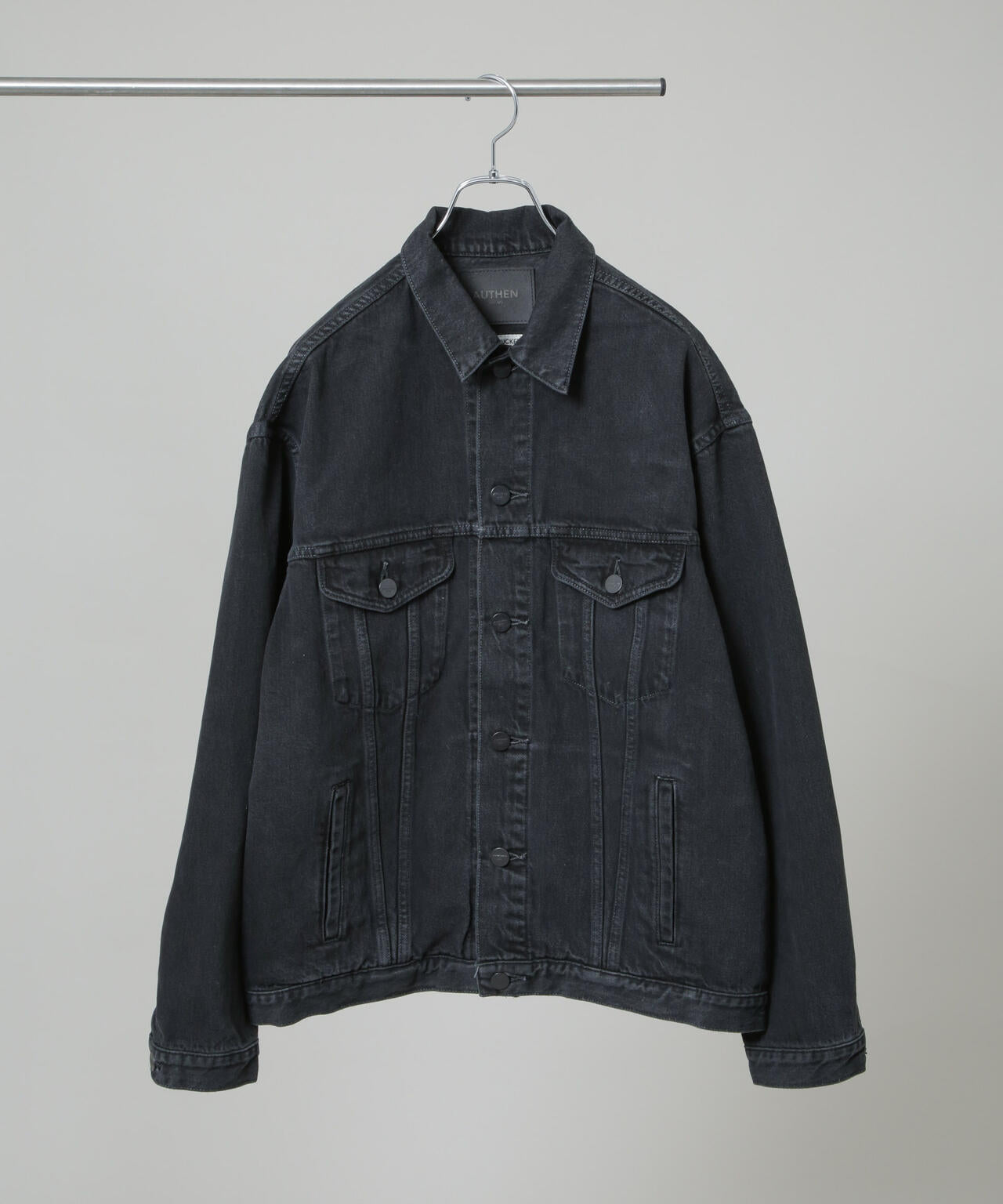 AUTHEN/TURK TRUCKER JACKET BK