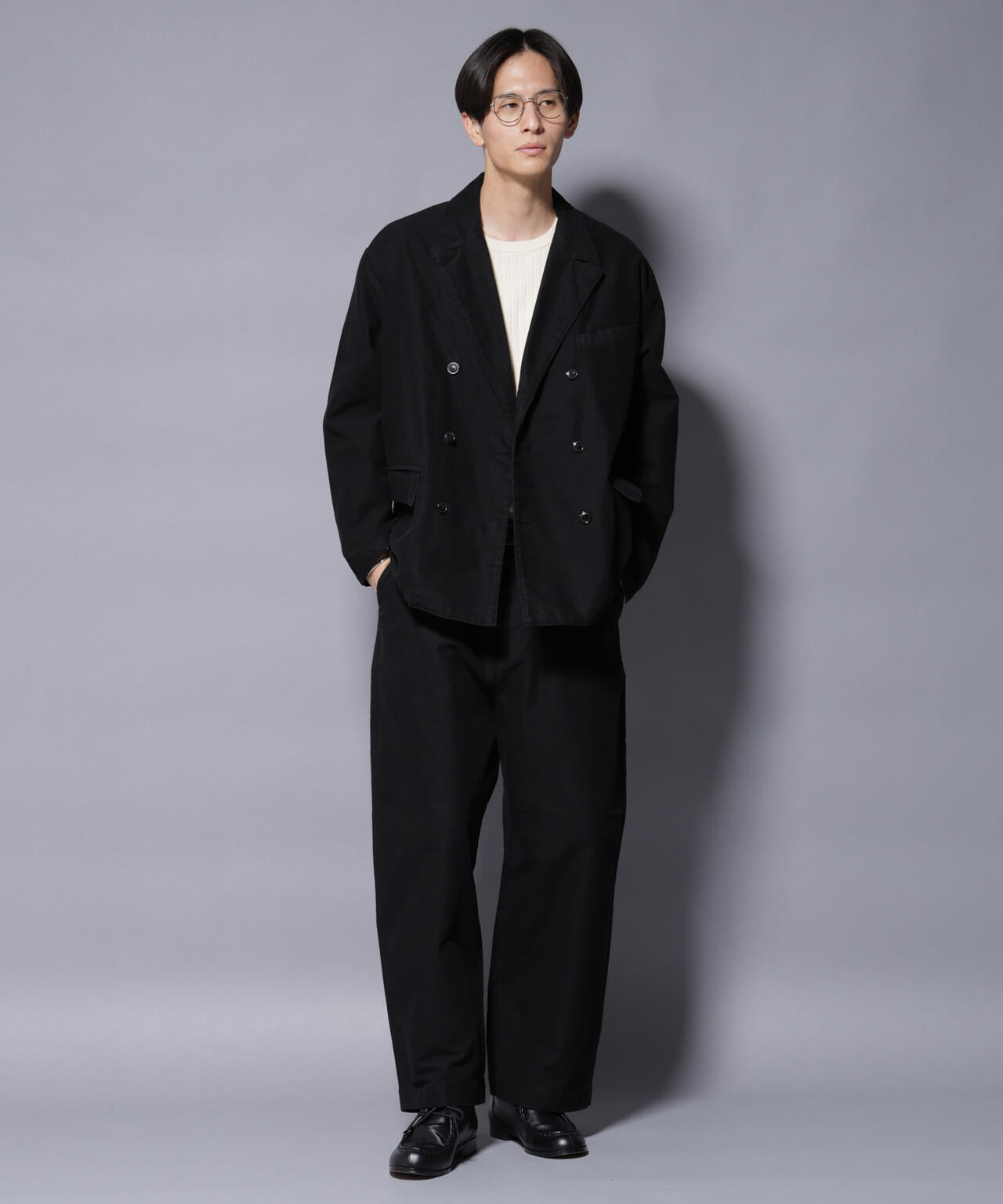 PORTER CLASSIC/MOLESKIN DOUBLE JACKET(セットアップ可) 6705212078