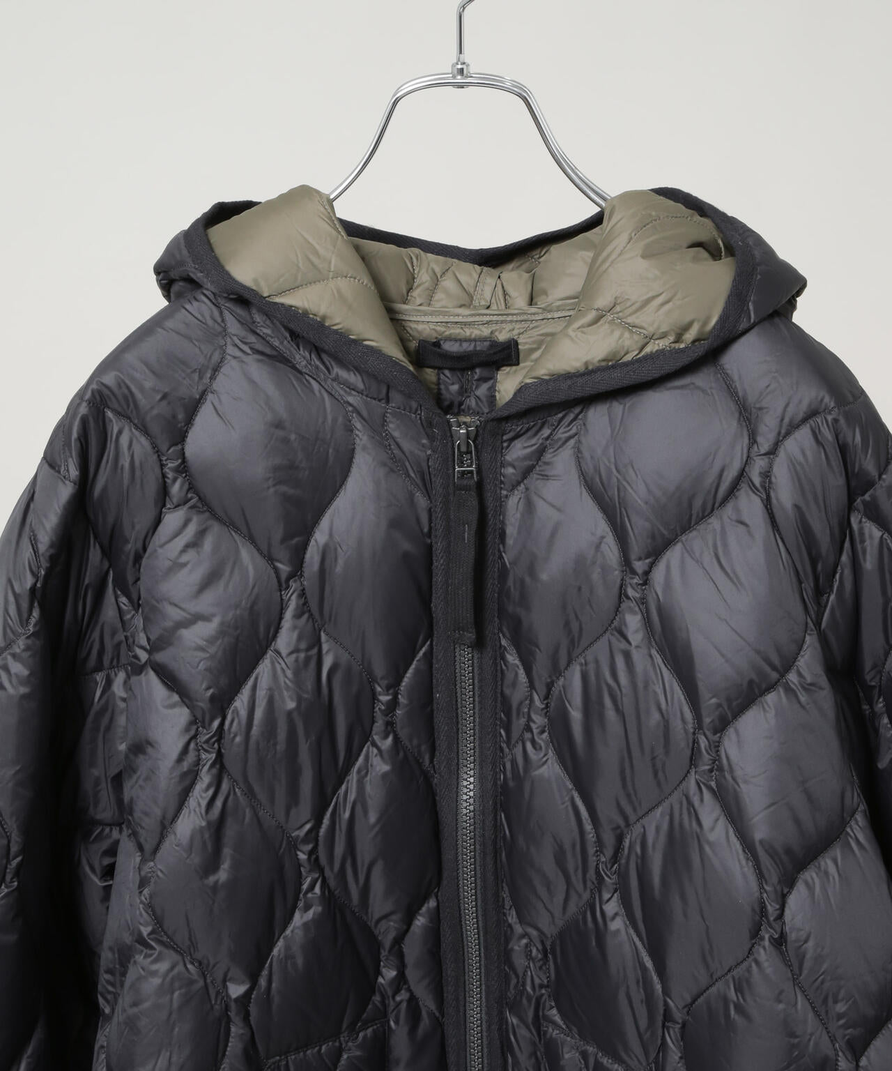 TAION/MILITARY HOOD W-ZIP DOWN JKT 6705214036