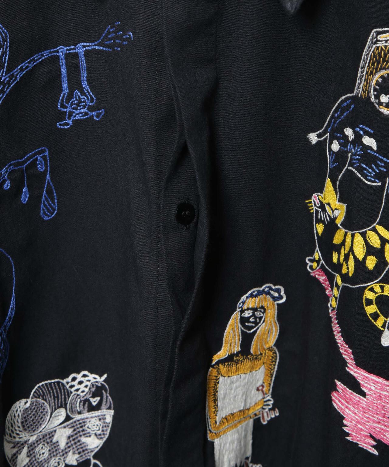 mii/PACED HAND EMBROIDERED SHIRT 6705220052