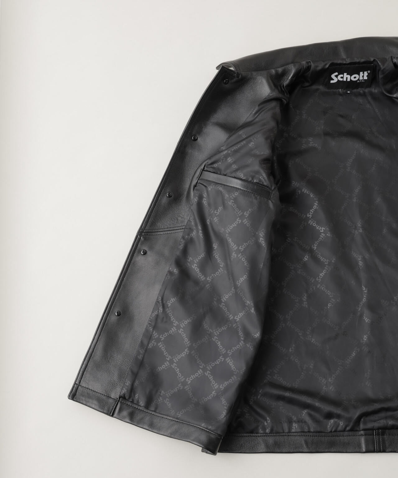 Schott/別注 LEATHER CAR COAT 6706113001