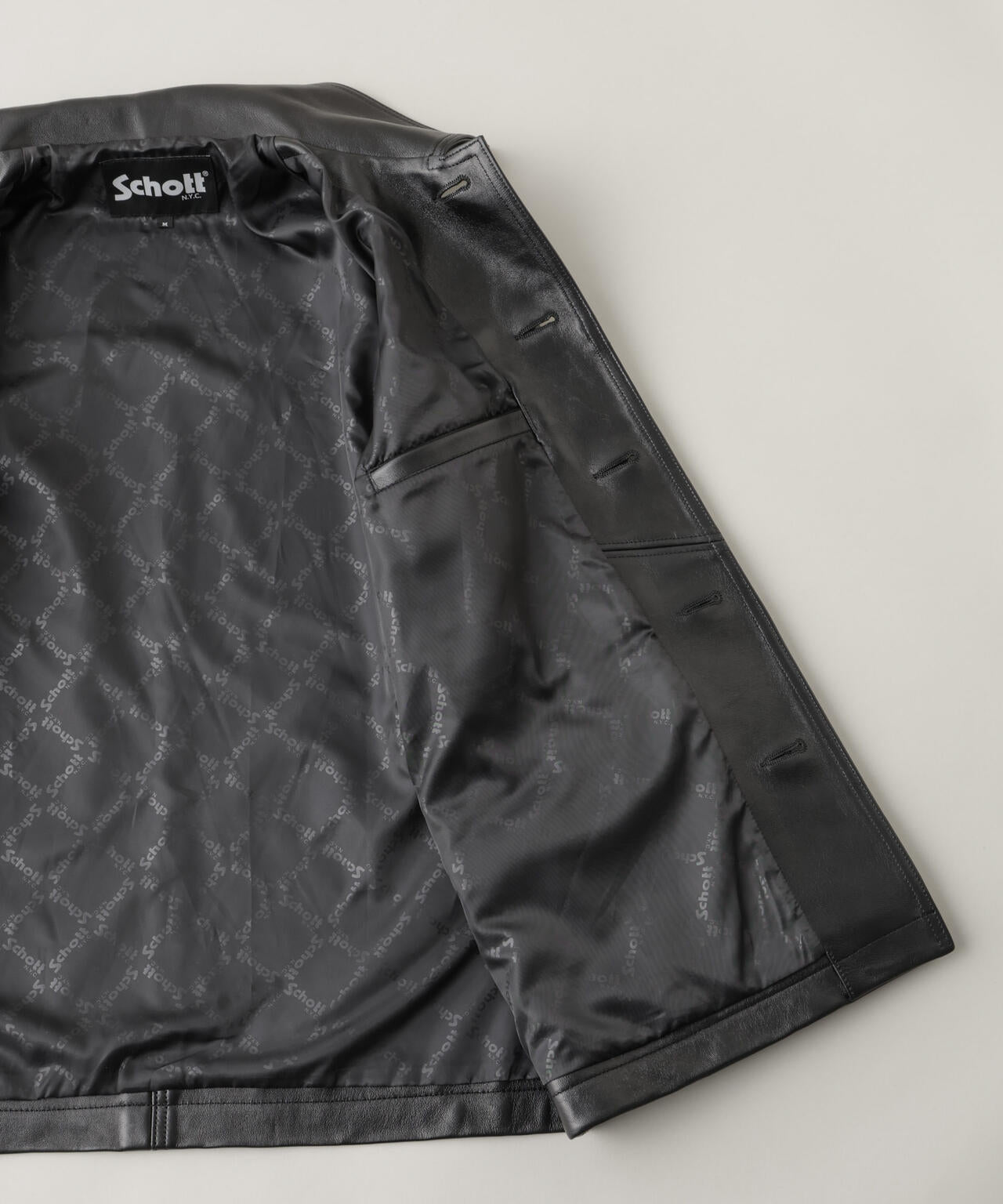 Schott/別注 LEATHER CAR COAT 6706113001