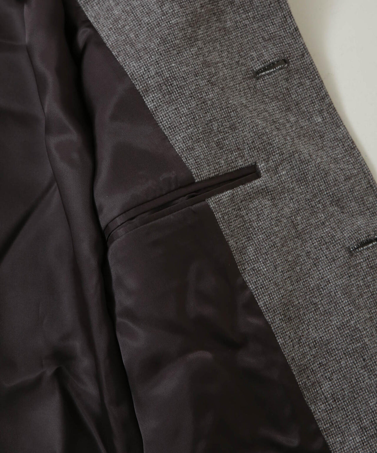 ATON/LINEN WOOL TWEED SHORT COAT 6706211004