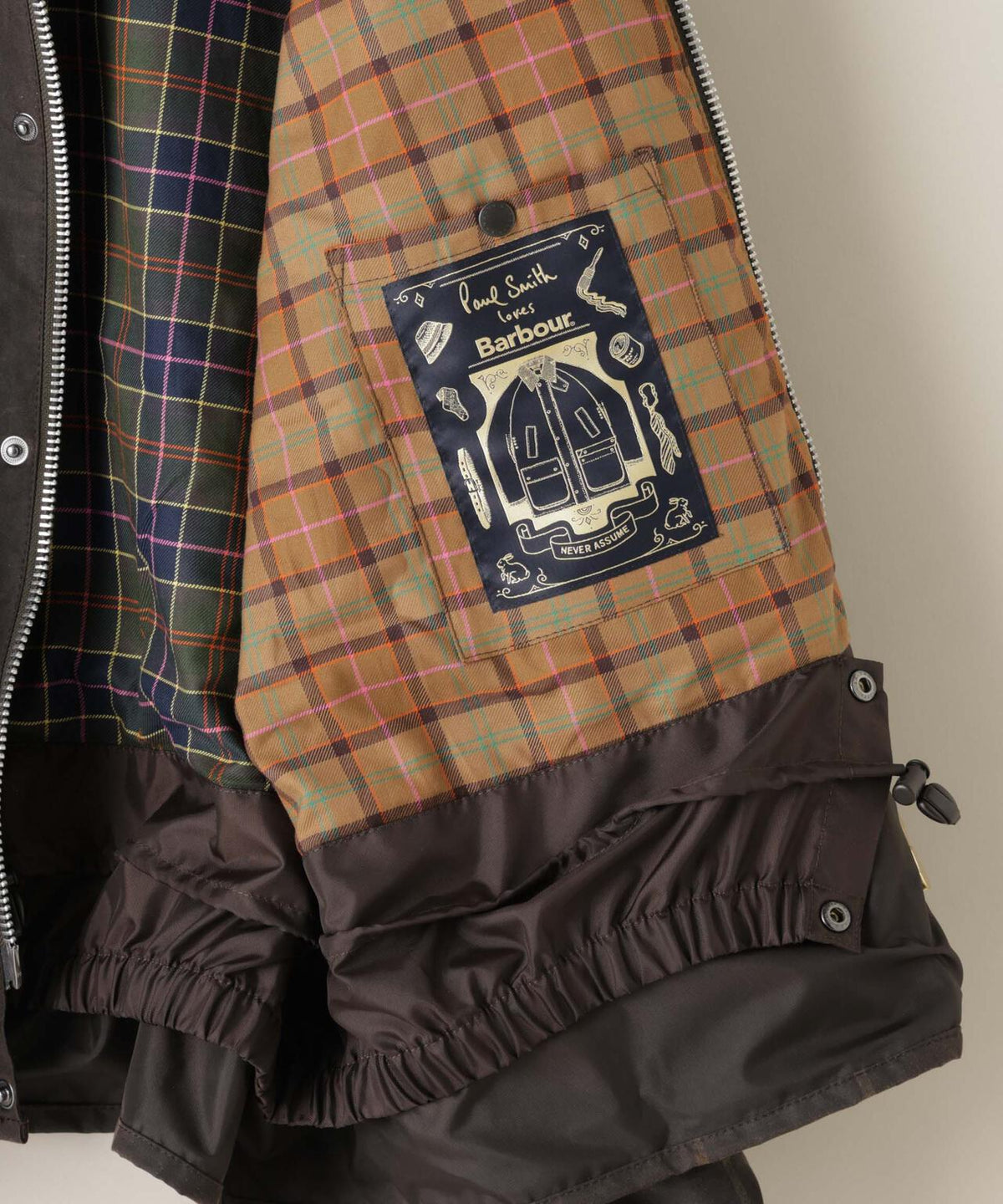 BARBOUR X PAUL SMITH/TRANSPORT WINDOWPANE WAX JK 6706212013