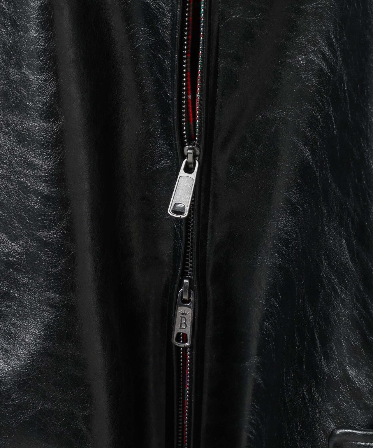 BARACUTA/別注 G9 フェイクレザー ショート ブルゾン 6706212033