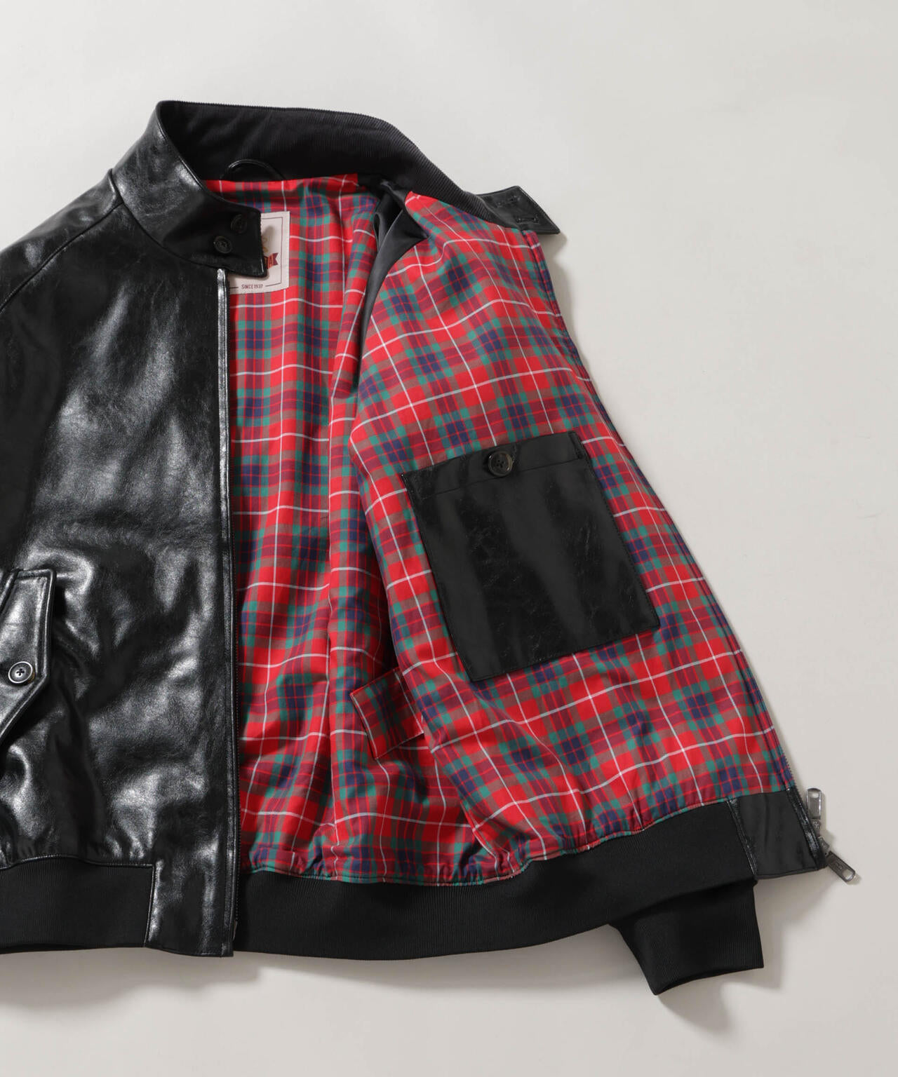 BARACUTA/別注 G9 フェイクレザー ショート ブルゾン 6706212033