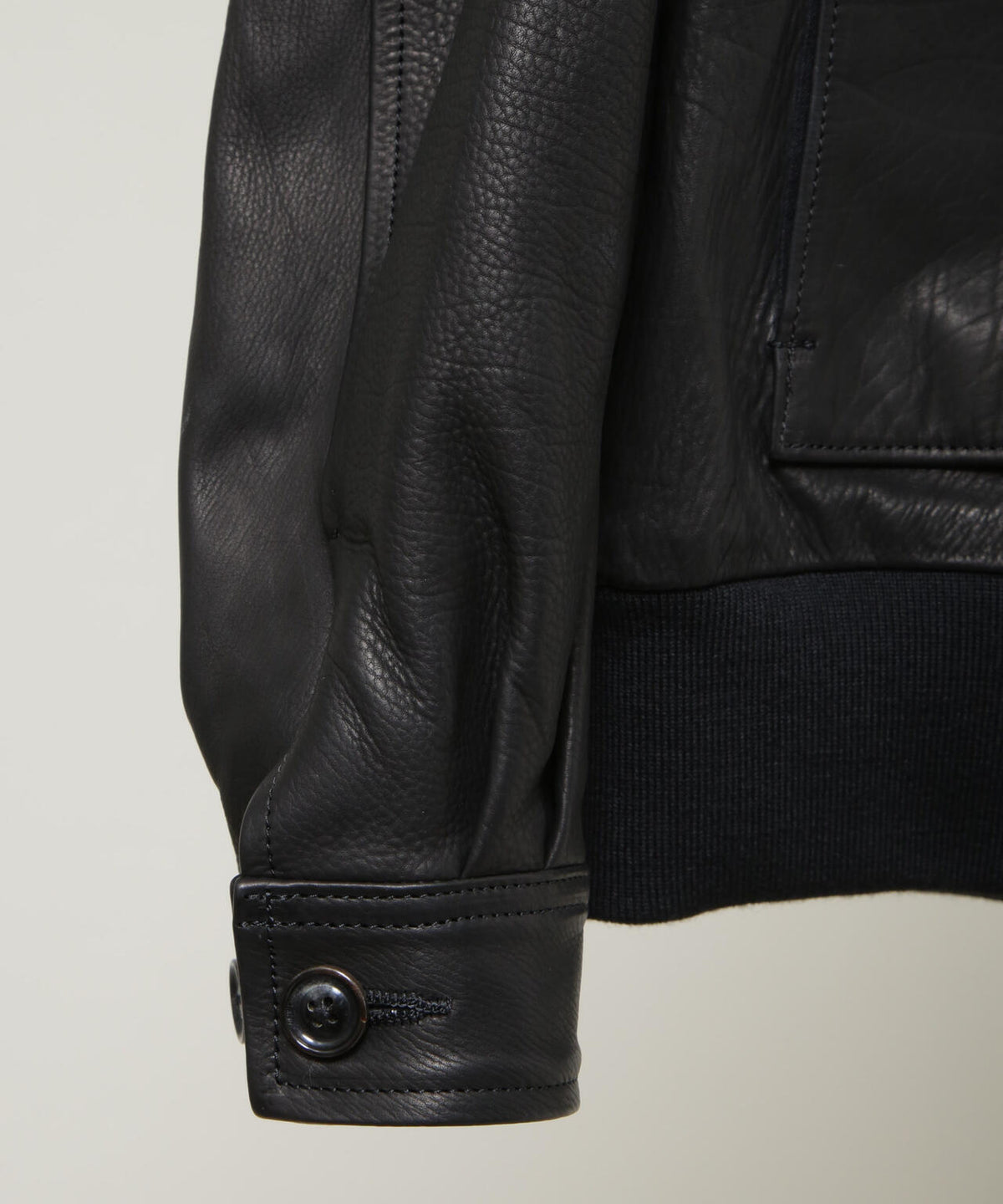 ULTERIOR/CALF LEATHER FLIGHT JKT 6706213021
