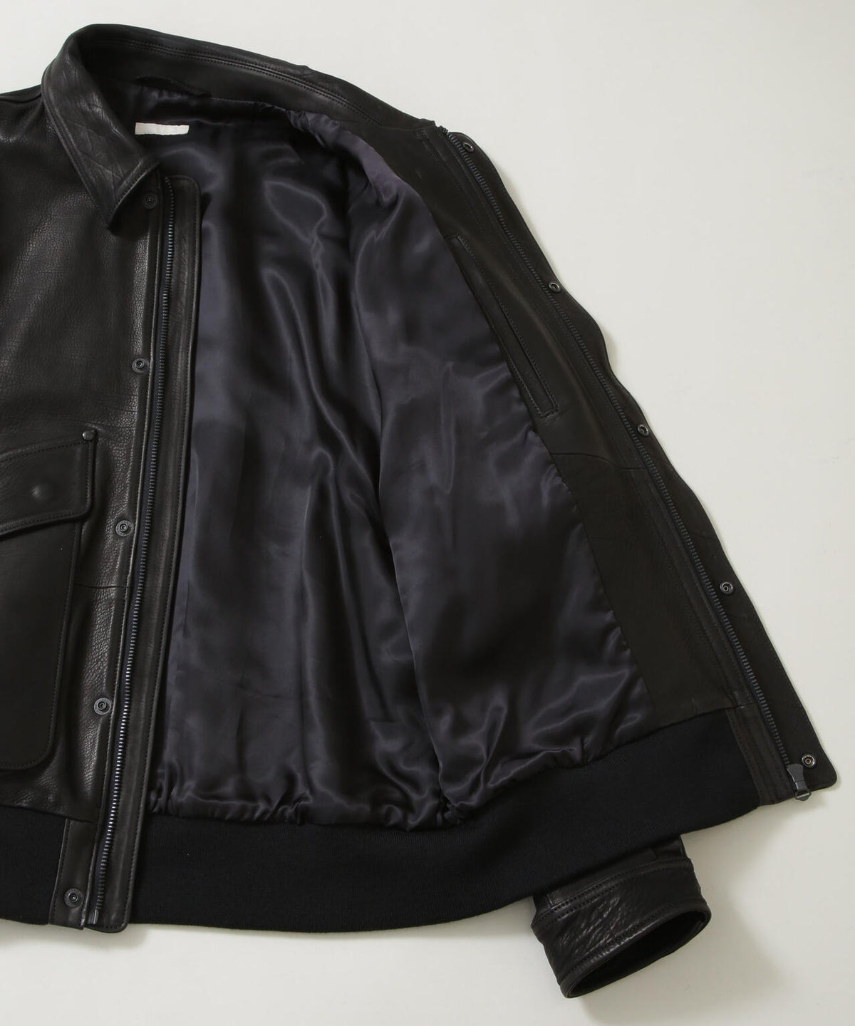 ULTERIOR/CALF LEATHER FLIGHT JKT 6706213021