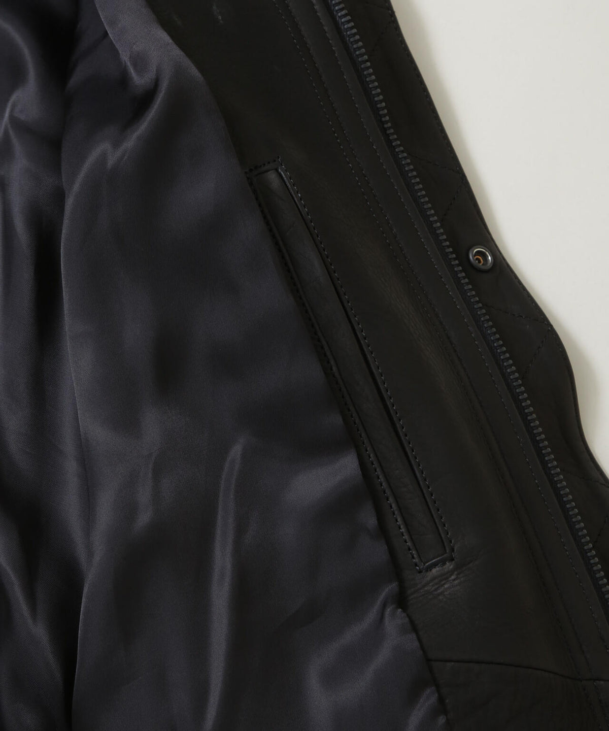 ULTERIOR/CALF LEATHER FLIGHT JKT 6706213021
