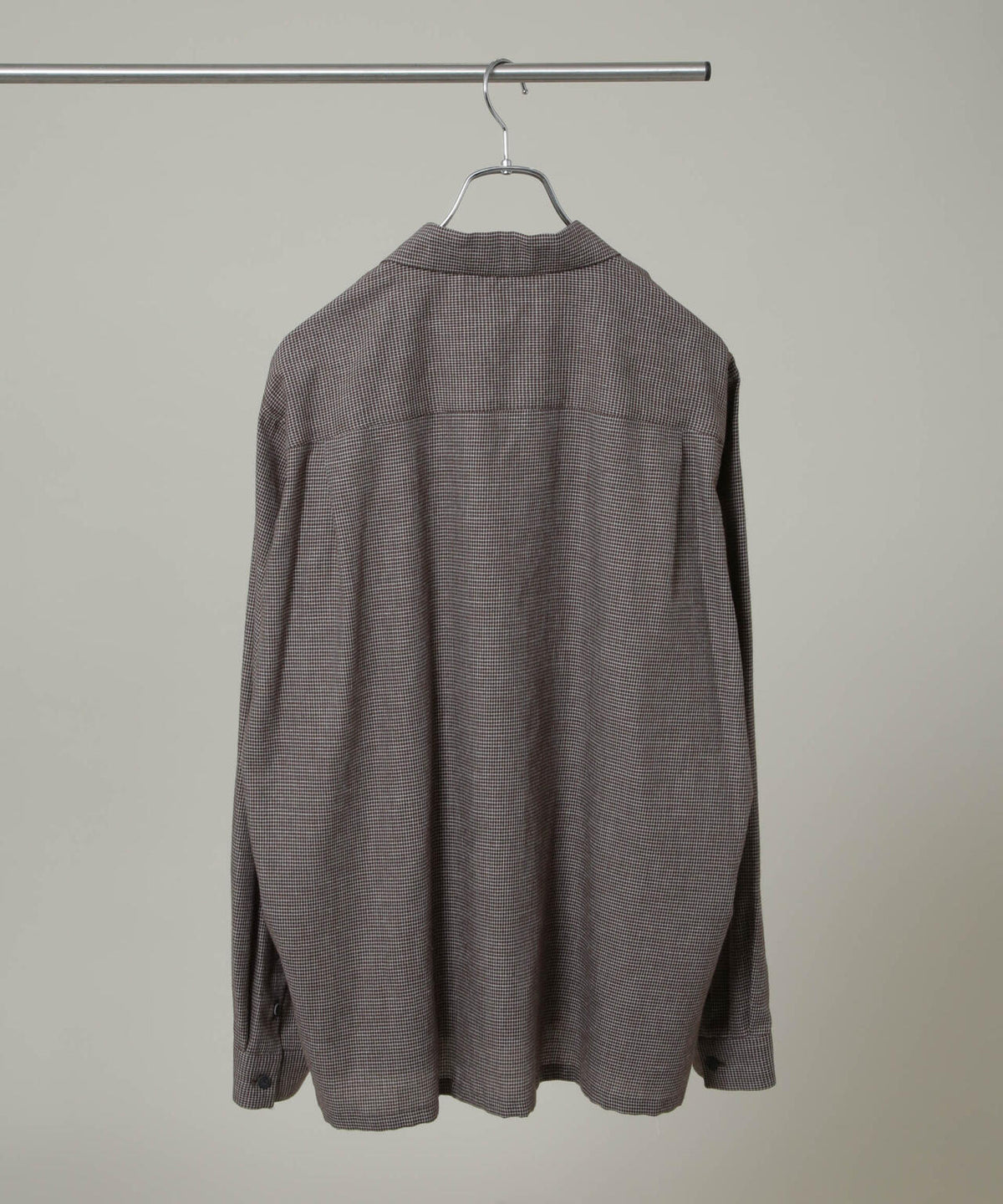 ATON/COTTON YAK OPEN COLLAR SHIRT 6706220009