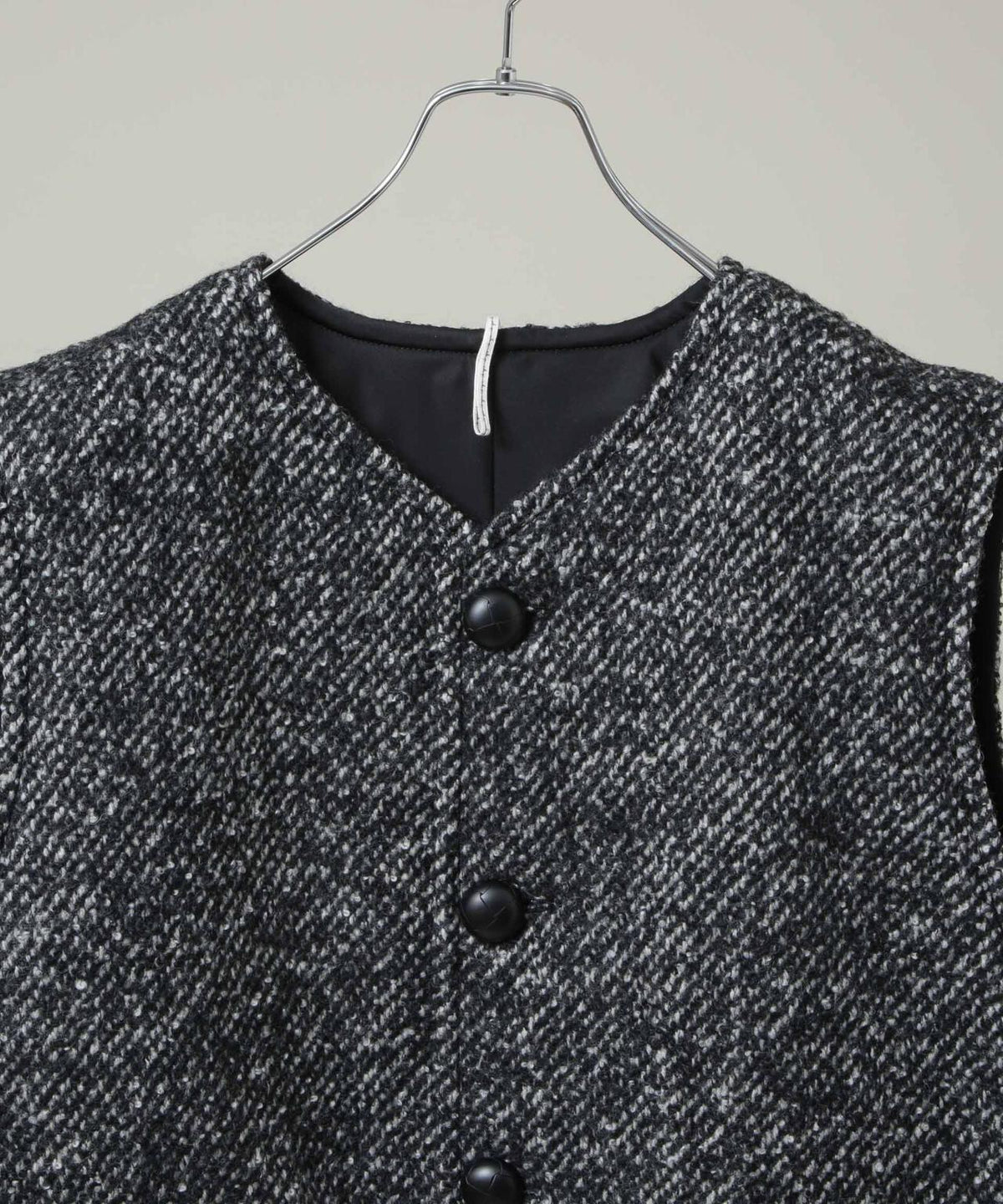 m's braque/4 BUTTON PADDED OUTER-VEST 6706225005