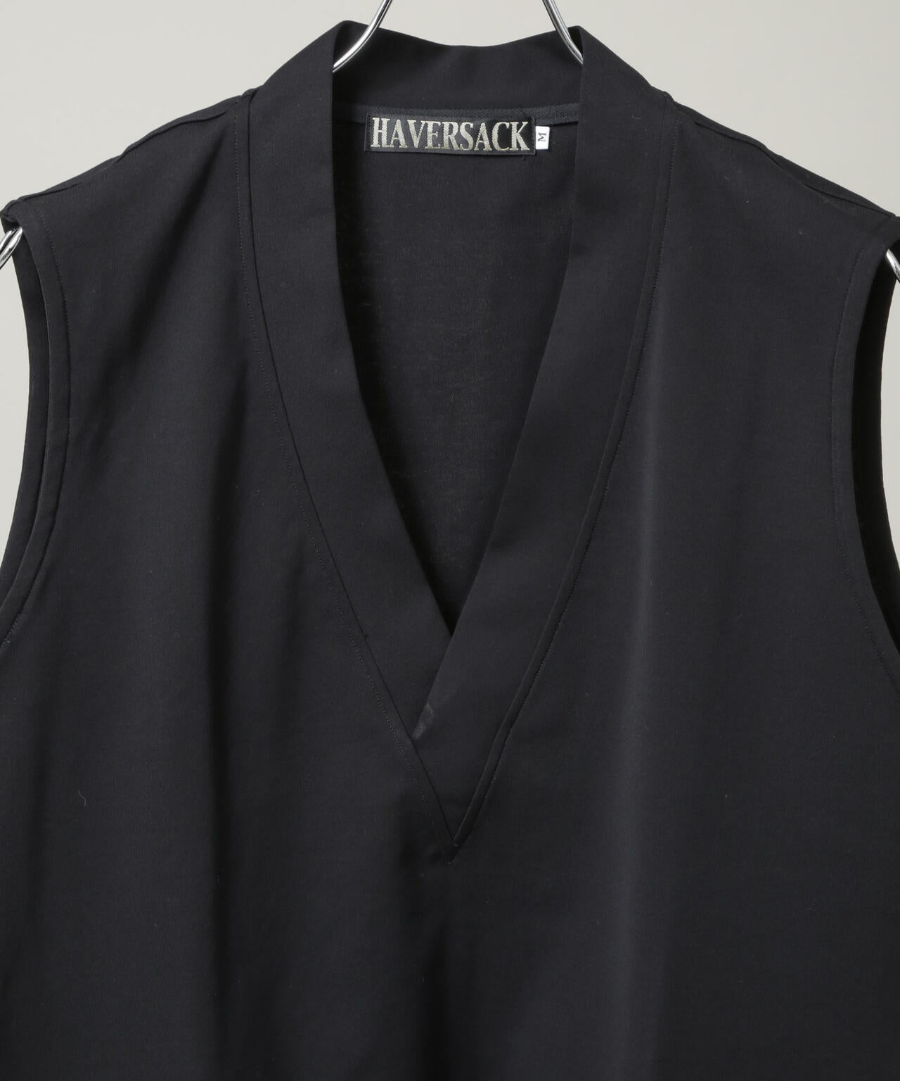 HAVERSACK/強撚スムースVネックプルオーバーベスト 6706225010